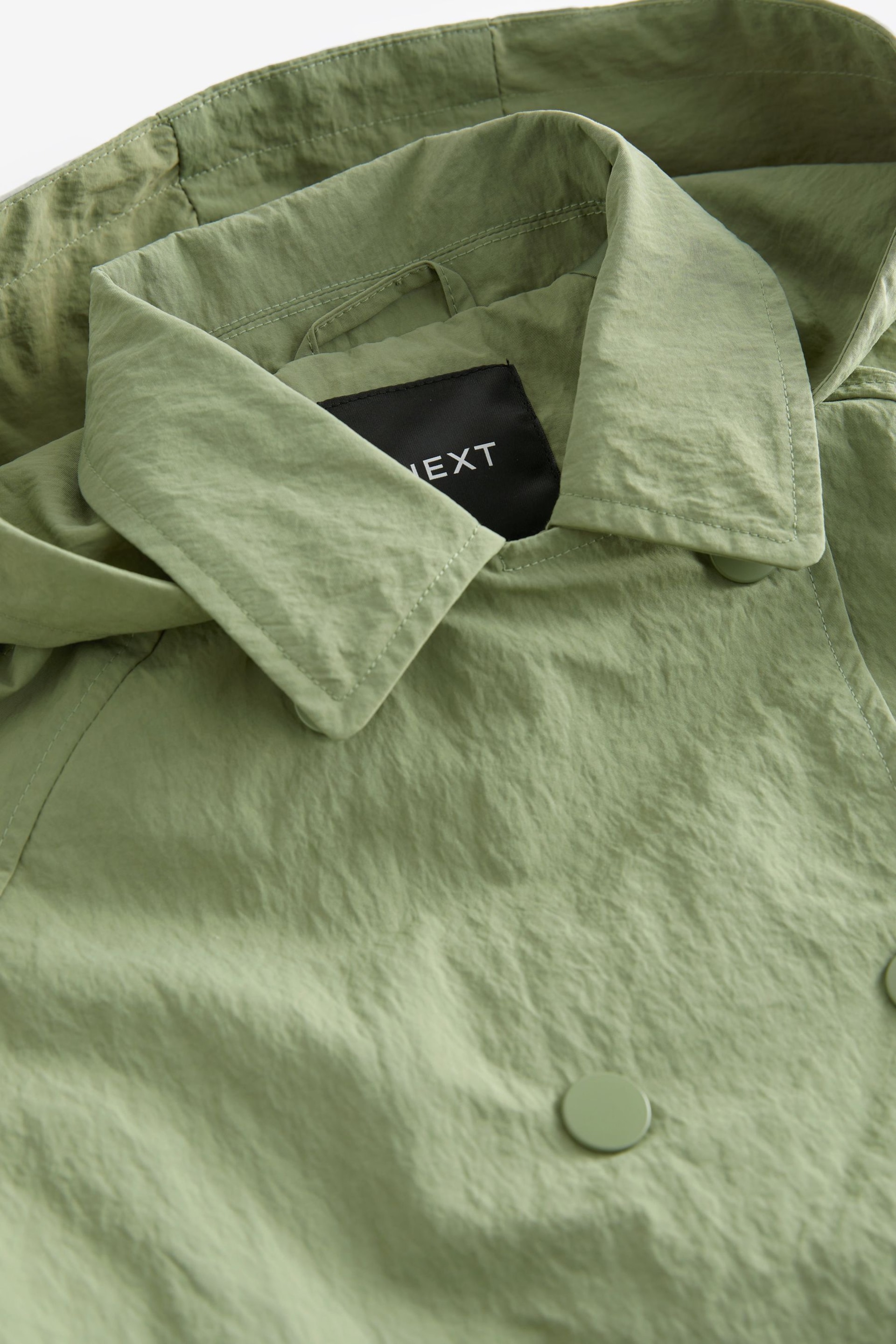 Khaki Green Shower Resistant Trench Coat (3-16yrs) - Image 6 of 8
