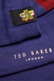 Ted Baker Blue Classic Mid Plain Socks - Image 3 of 3