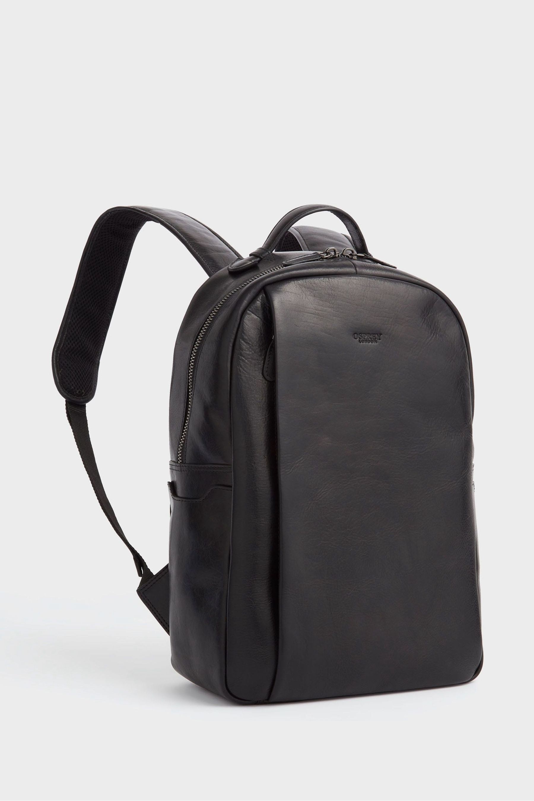 Osprey black leather backpack hot sale