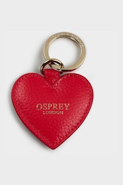 OSPREY LONDON The Tilly Heart Leather Trinket and Keyring Gift Set - Image 3 of 6