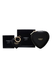 OSPREY LONDON The Tilly Heart Leather Trinket and Keyring Gift Set - Image 1 of 1