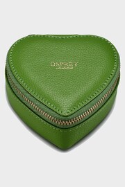 OSPREY LONDON The Tilly Heart Leather Trinket and Keyring Gift Set - Image 4 of 5