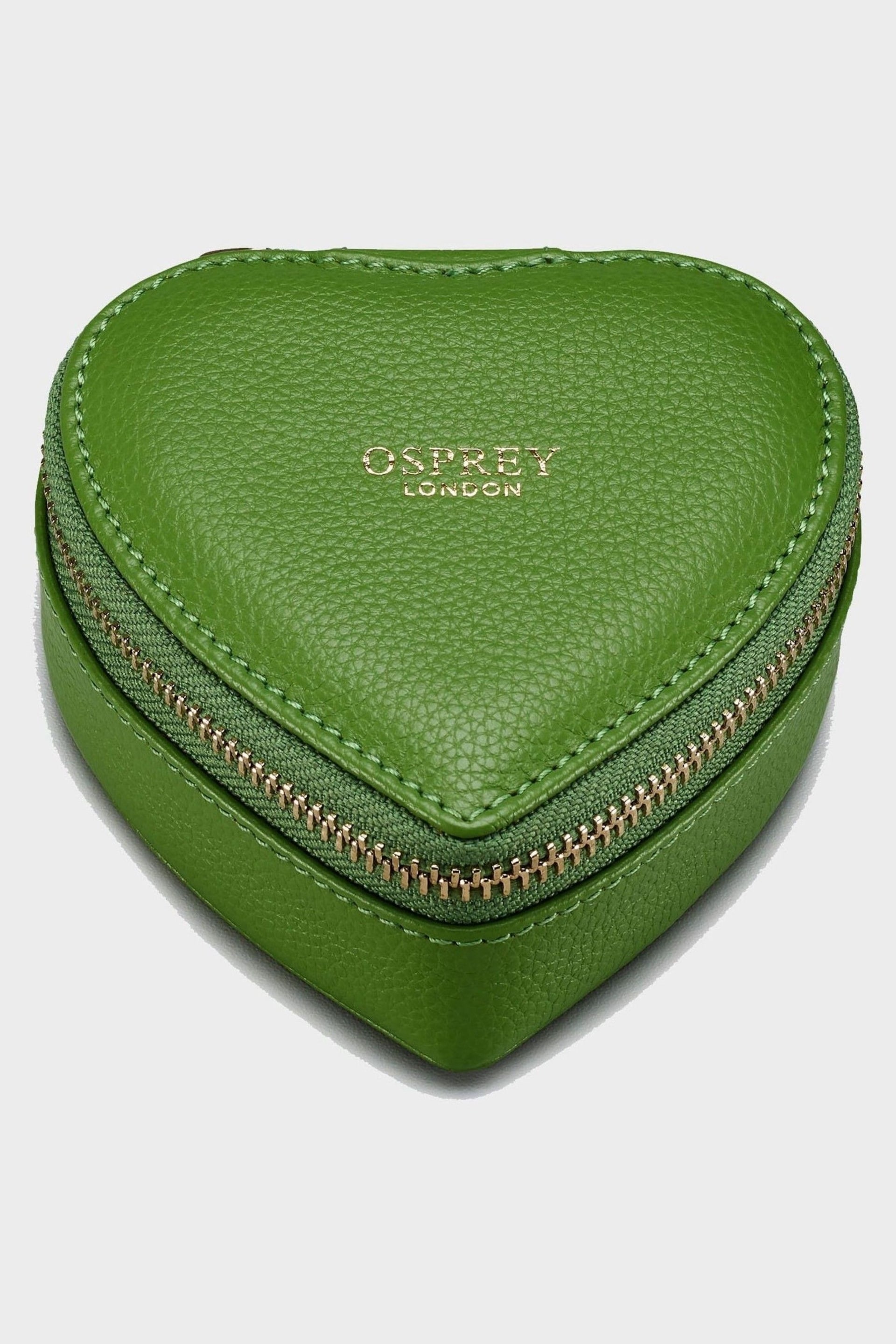 OSPREY LONDON The Tilly Heart Leather Trinket and Keyring Gift Set - Image 4 of 5