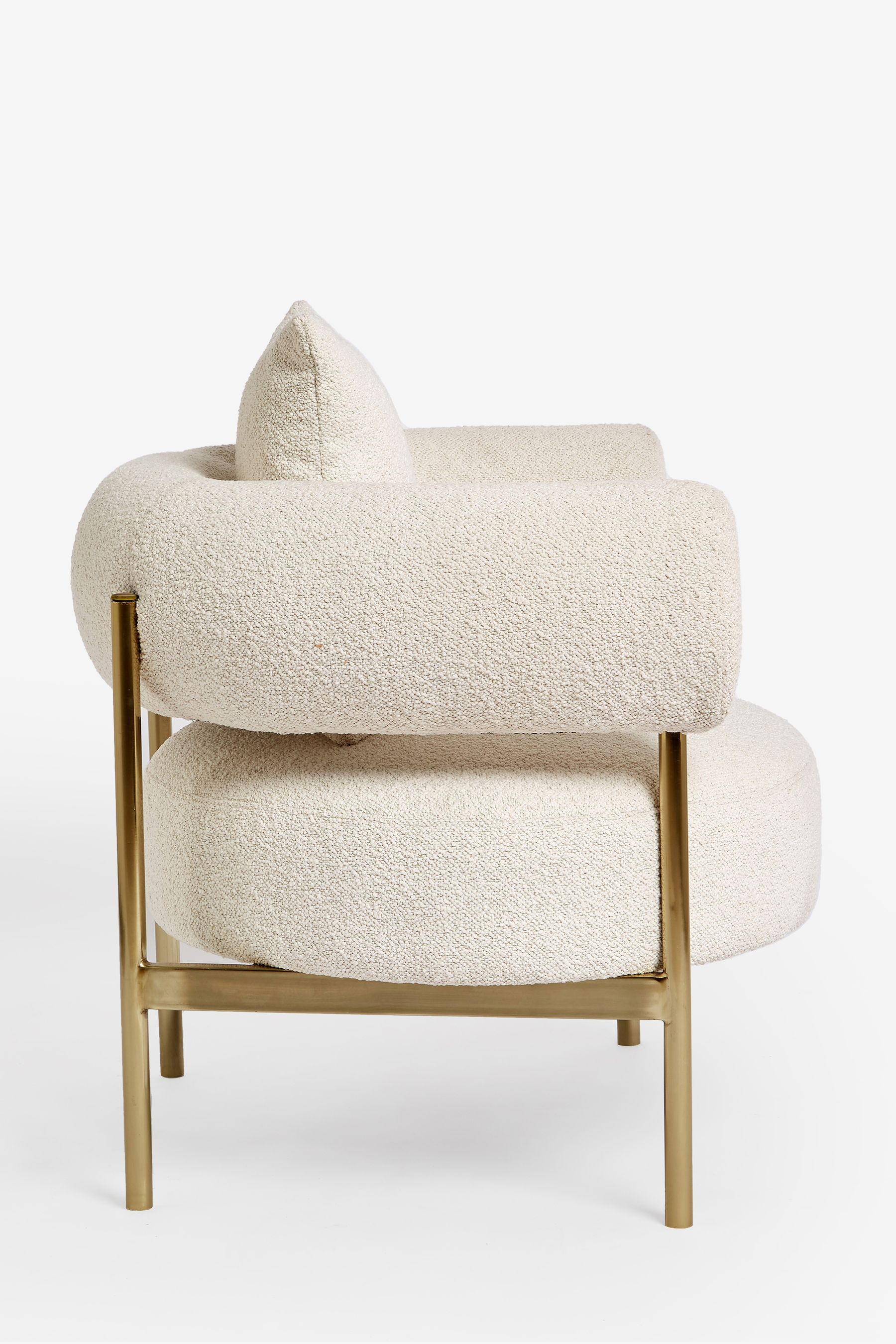 Buy Casual Boucle Oyster Natural Aleia Accent Chair from the Next UK online shop