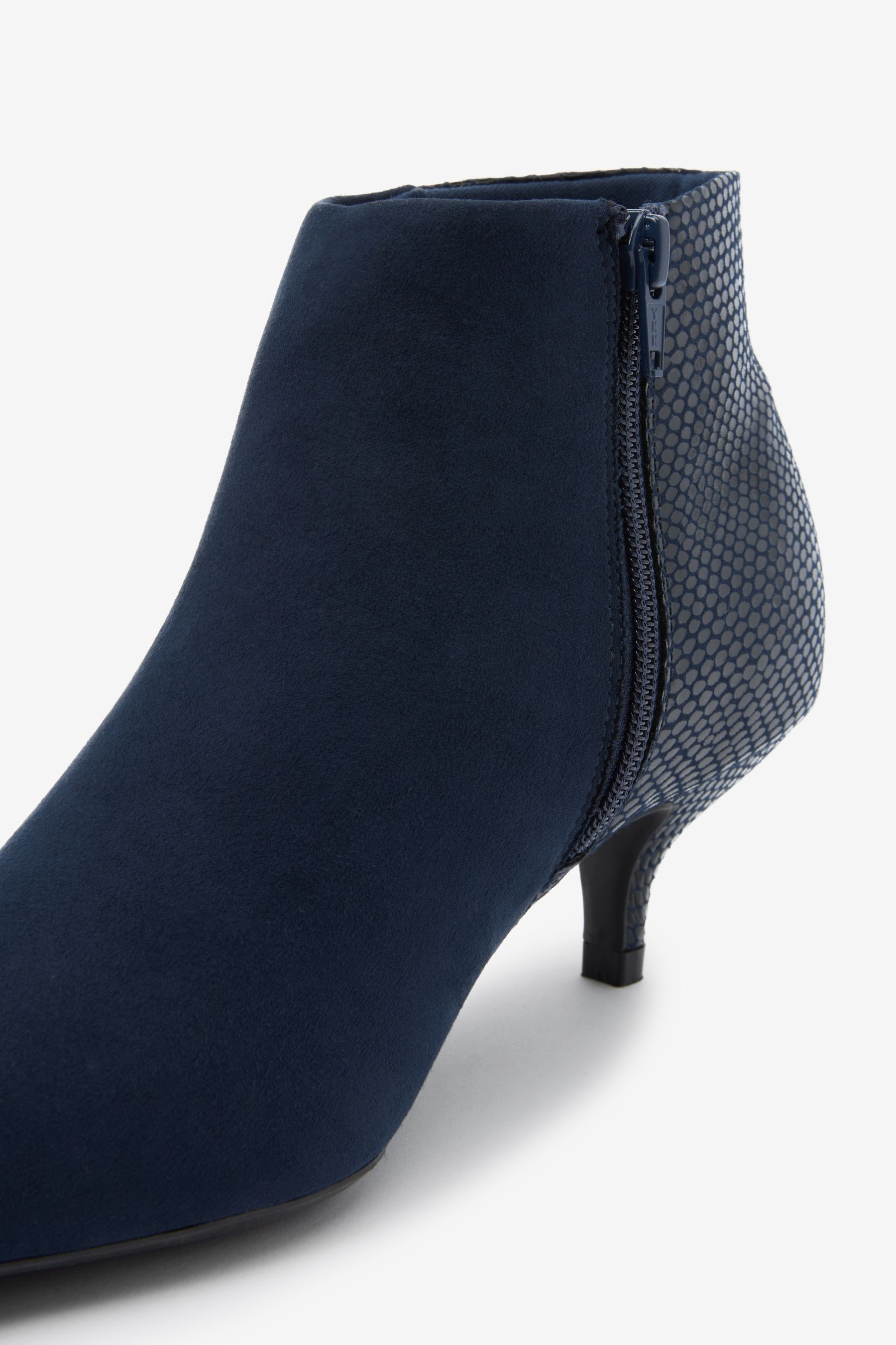 Buy Navy Forever Comfort Kitten Heel Shoe Boots from Next Austria