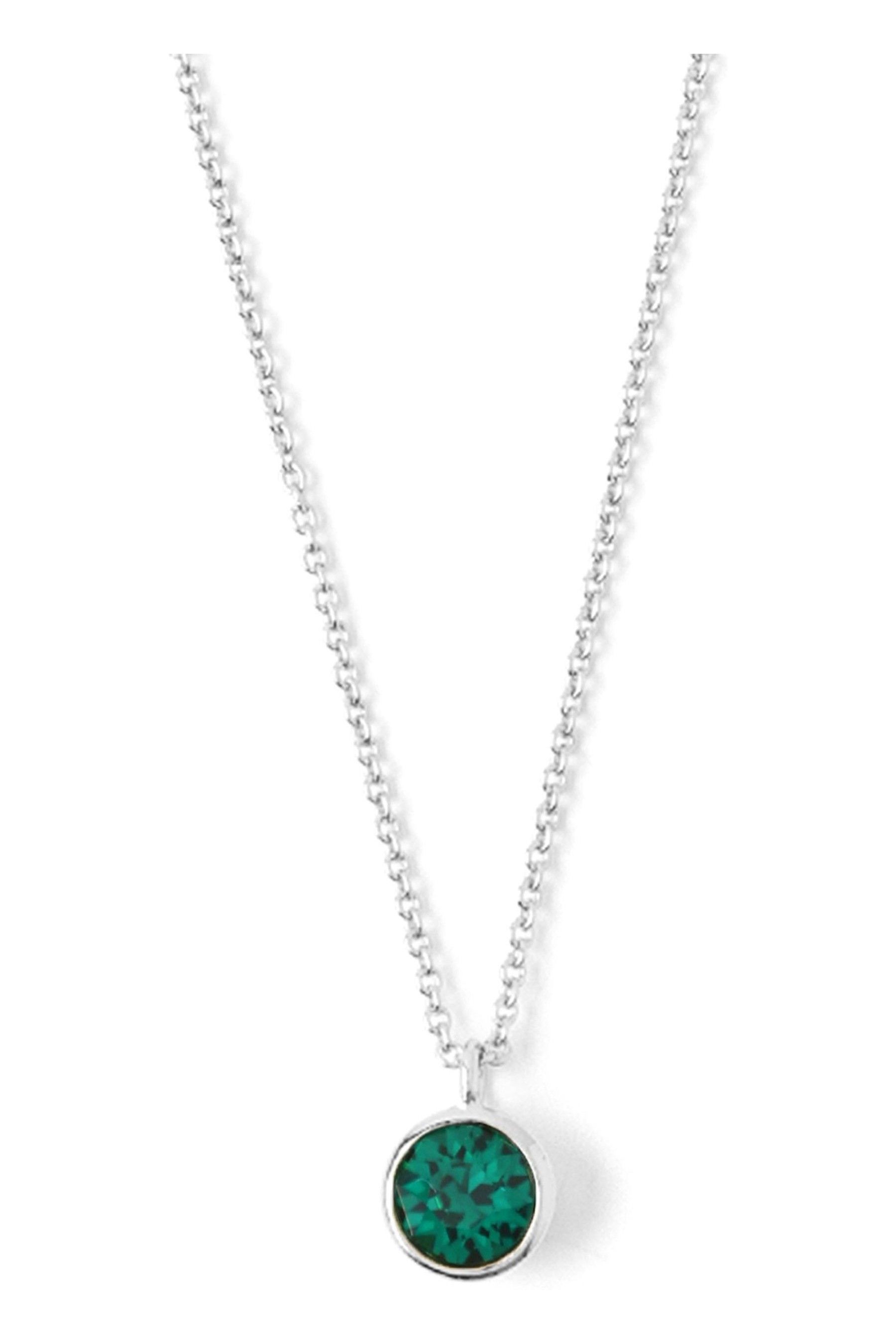 Buy Orelia London Green Emerald Necklace Made With Swarovski Crystals from Next Lithuania