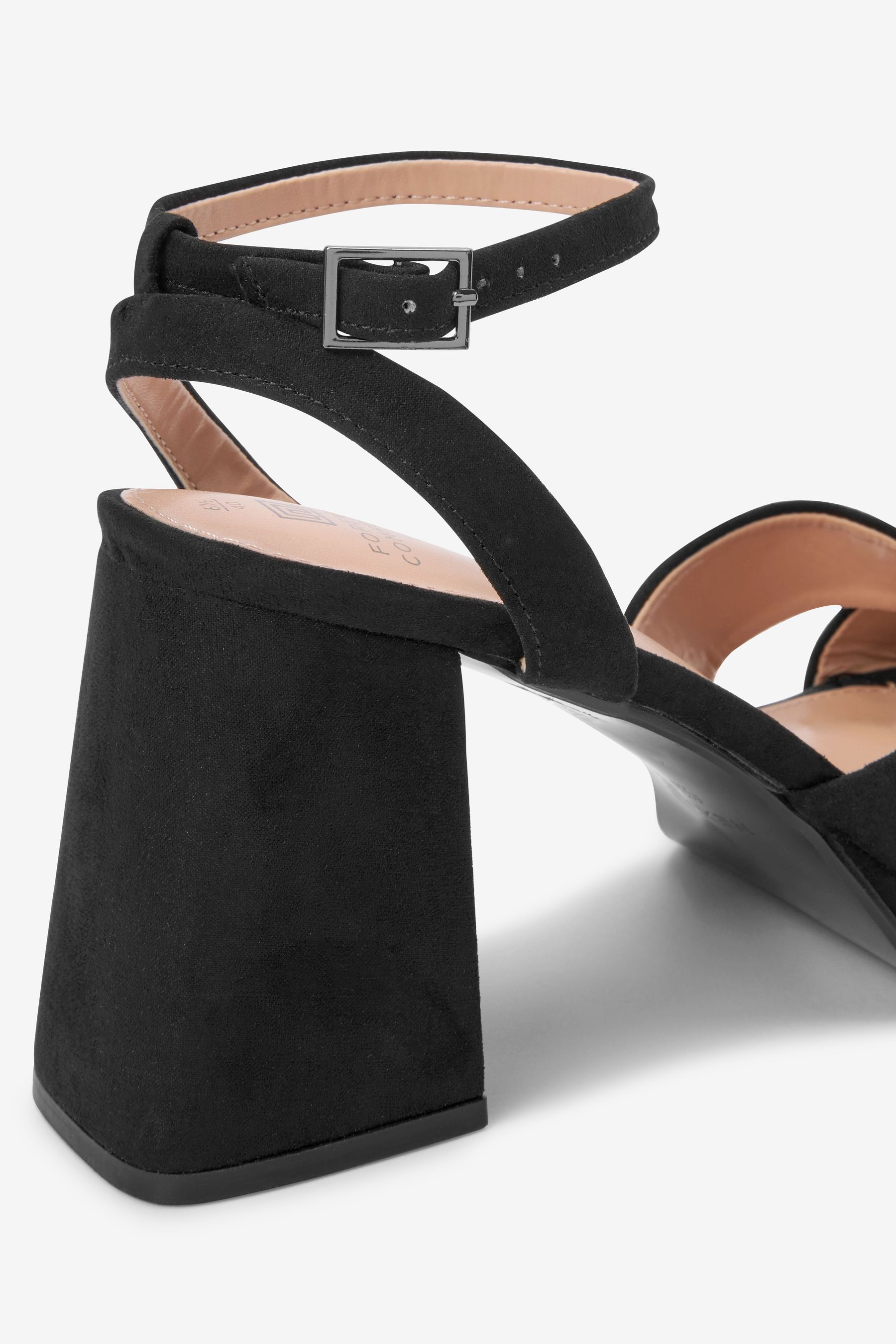 Comfortable black platform sandals store