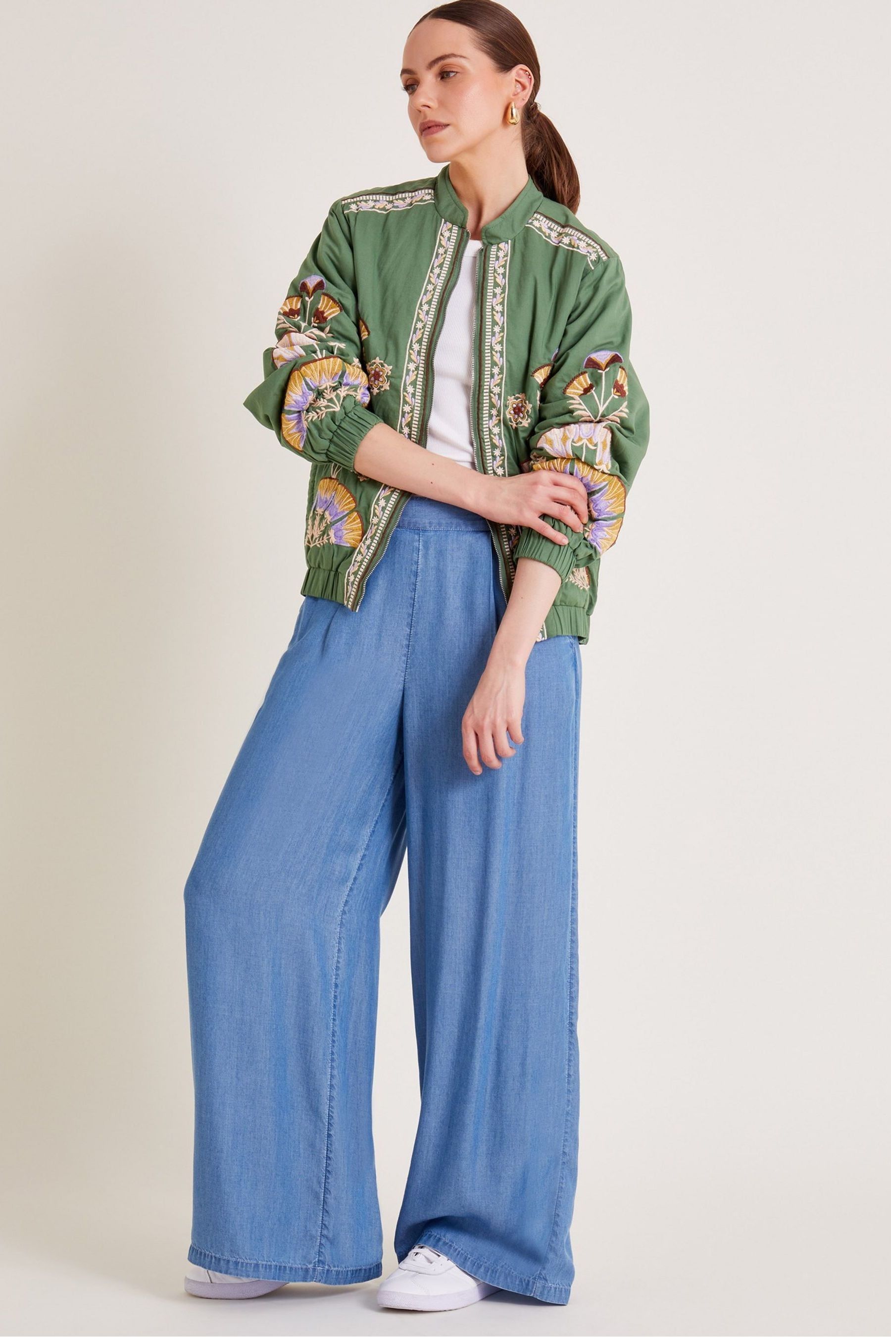 Monsoon embroidered jacket new arrivals