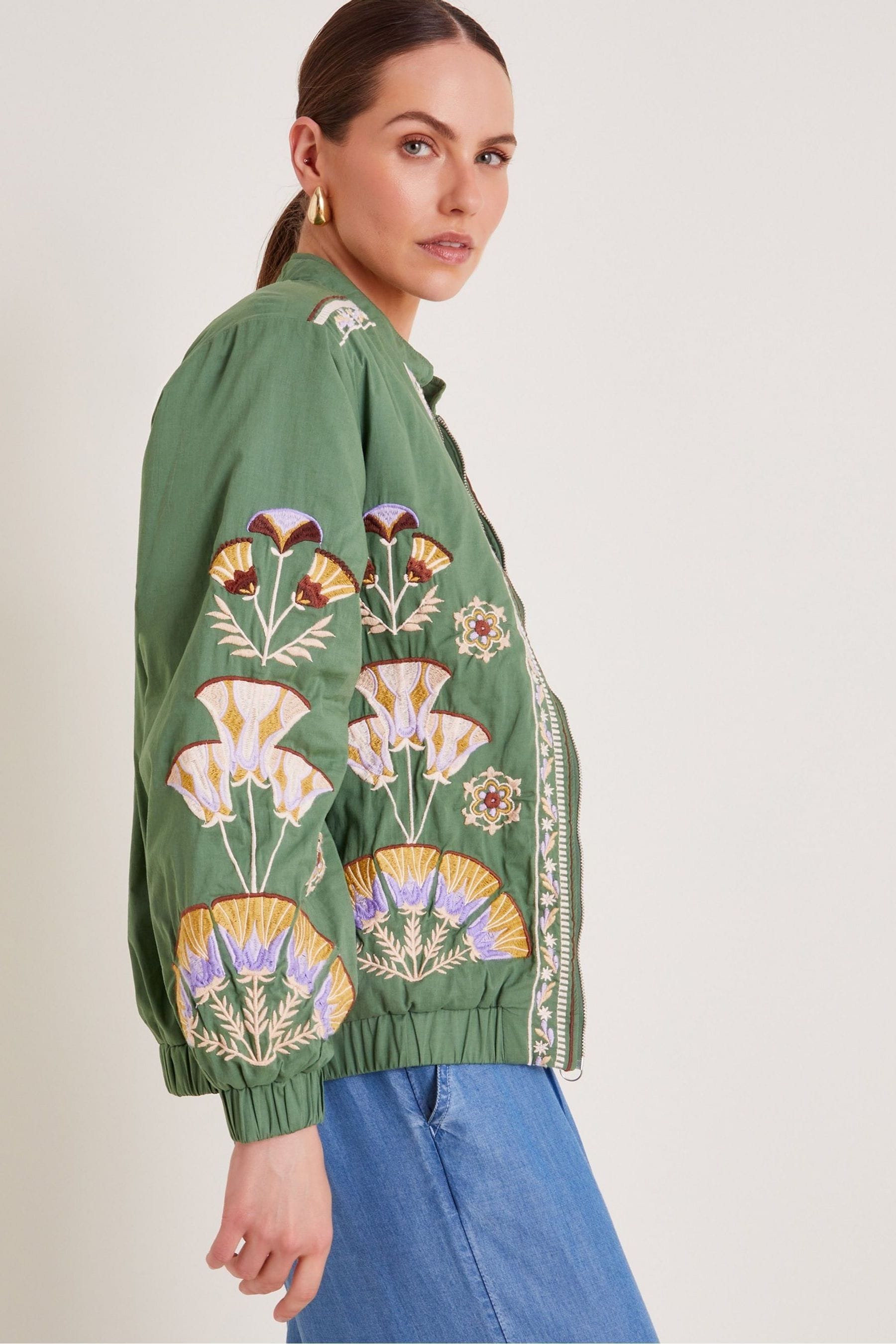 Monsoon embroidered jacket shop