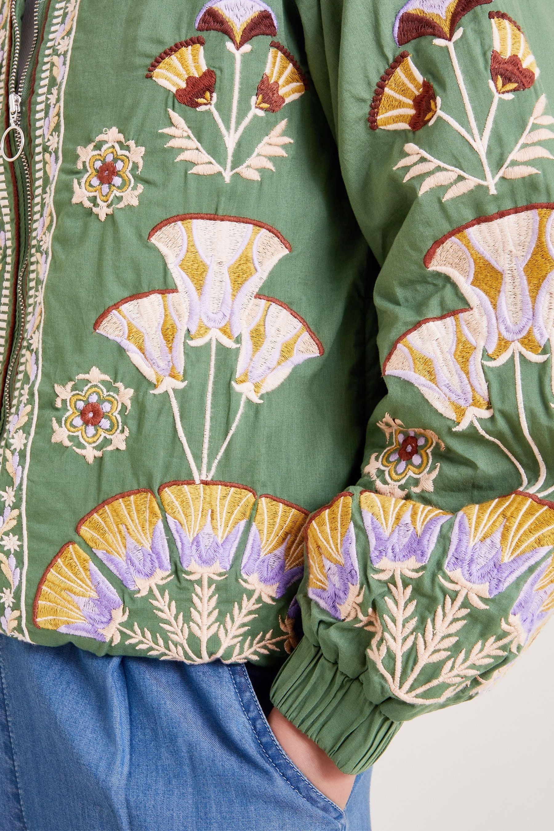 Monsoon embroidered jacket shop
