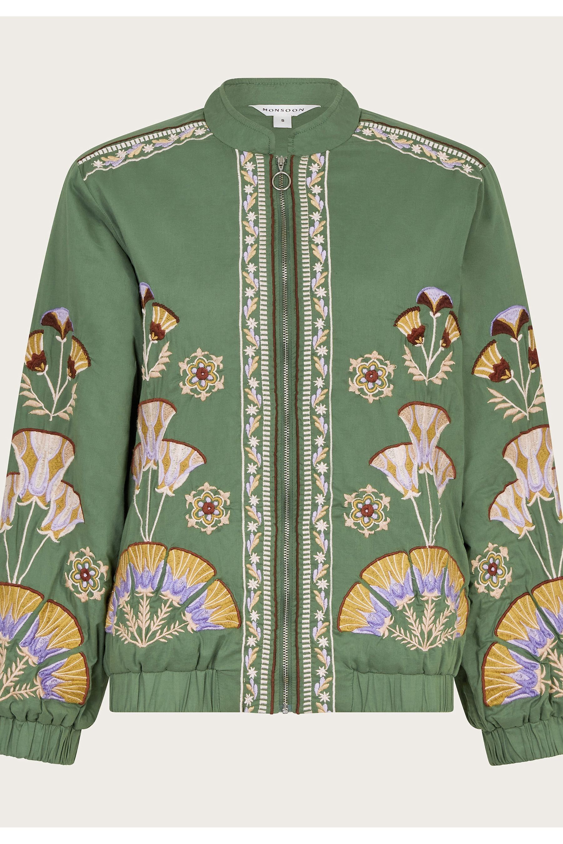 Monsoon embroidered jacket clearance