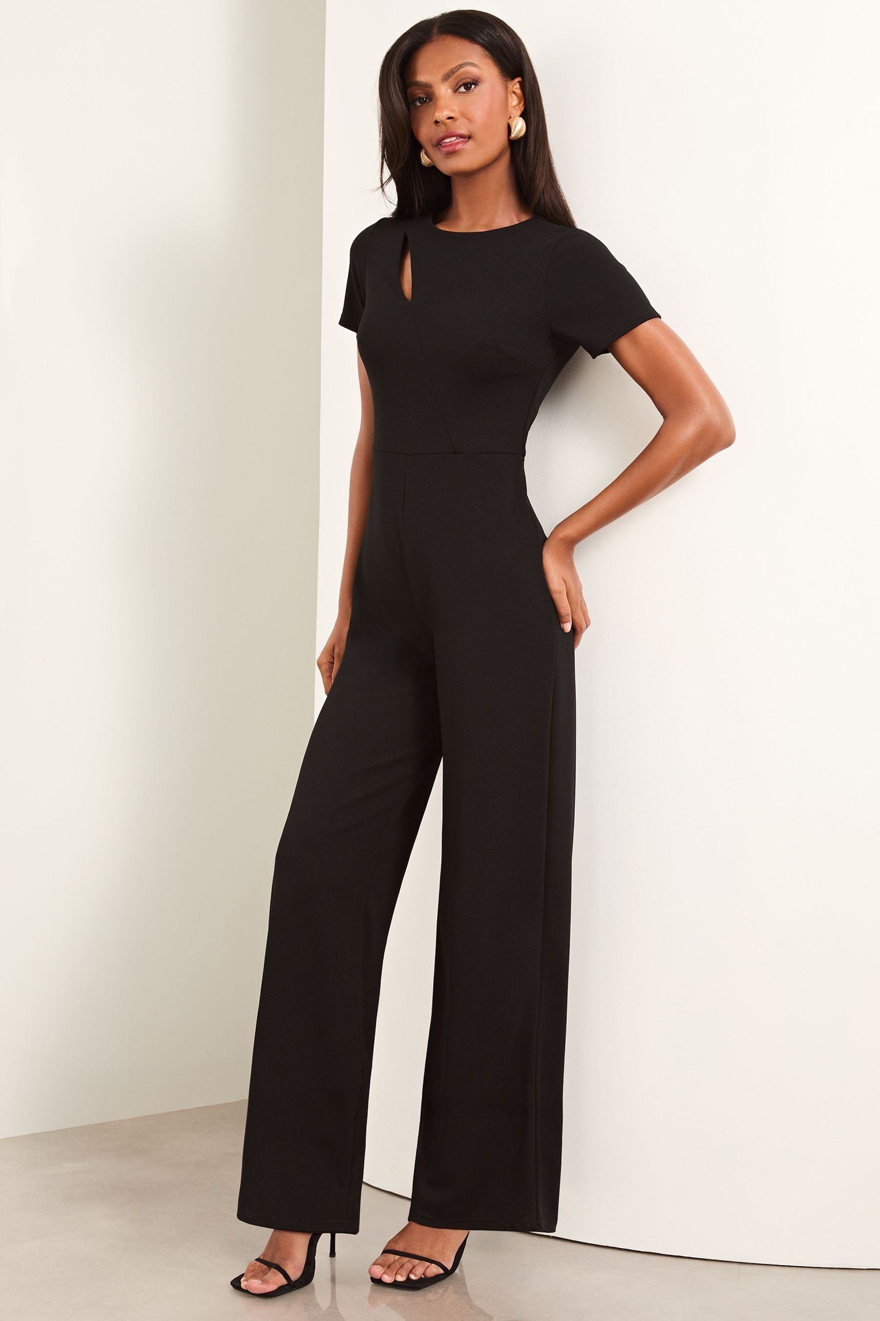Lipsy wrap jumpsuit hot sale