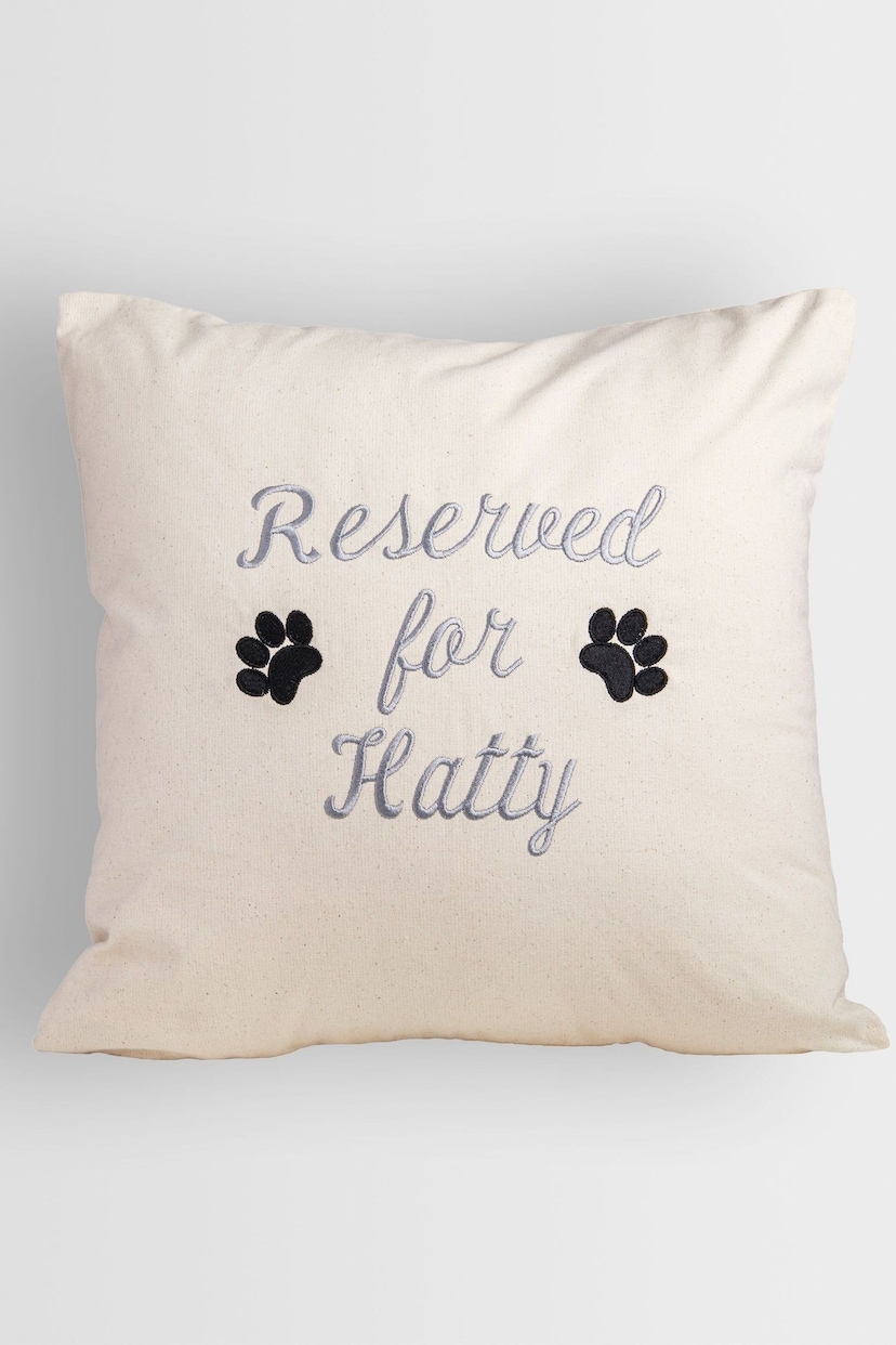 Personalised Reserved Memories Cushion by RUFF - Image 1 of 3
