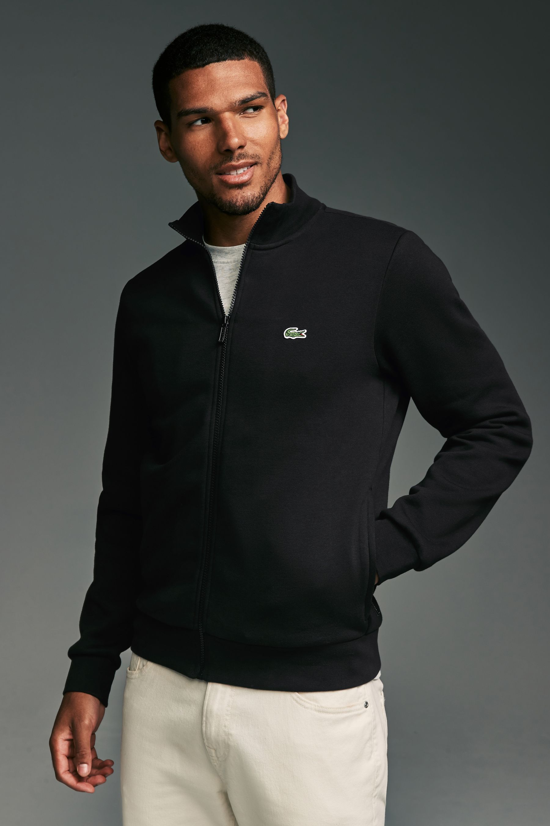 Lacoste Fleece Full Zip Track Top