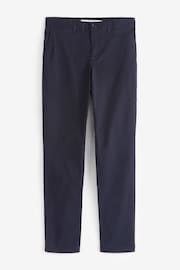 Lacoste Slim Fit Navy Stretch 100% Cotton Chinos - Image 4 of 4