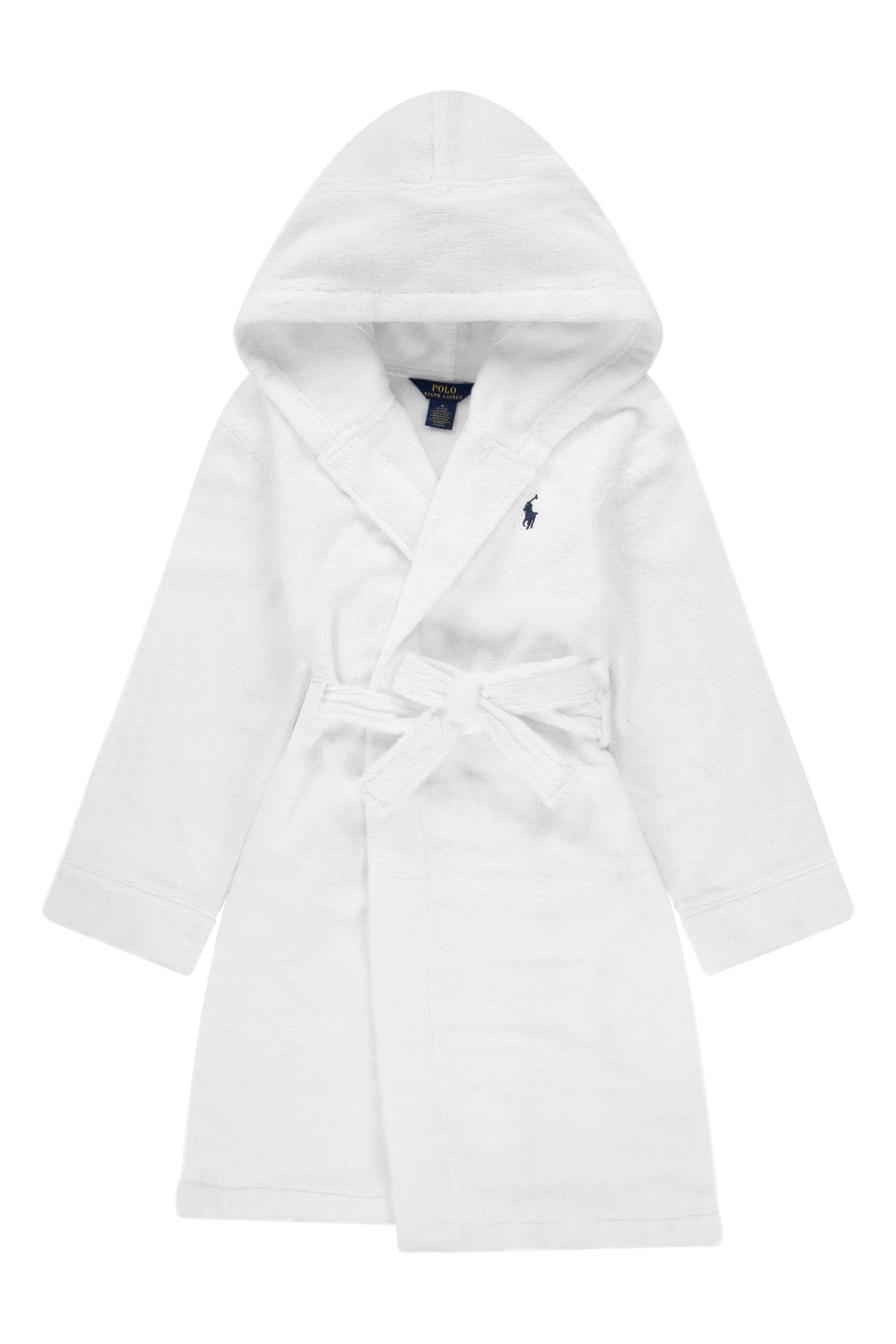 Polo robe with hood online
