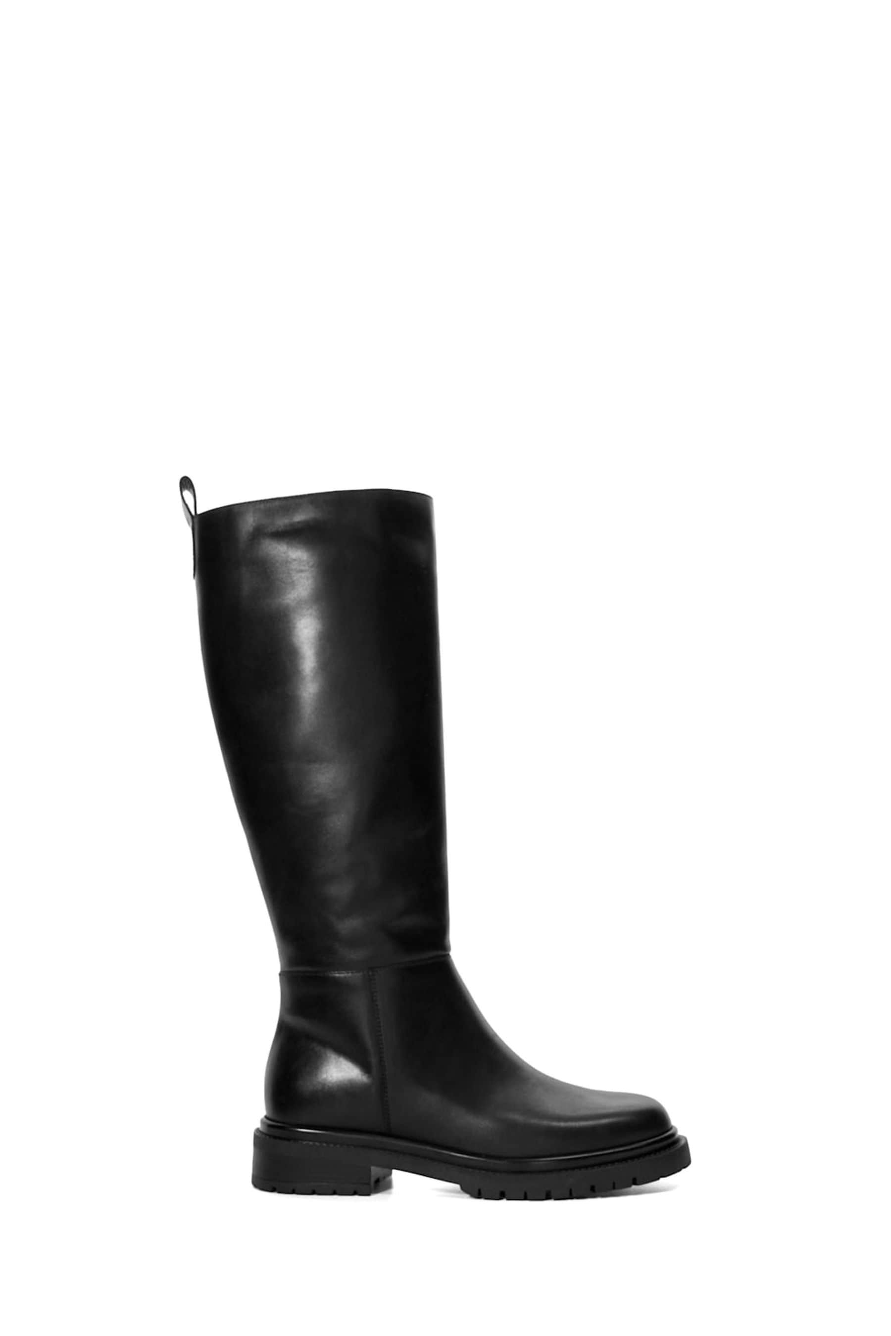 Buy Dune London Black Tilings Knee High Boots from the Next UK online shop