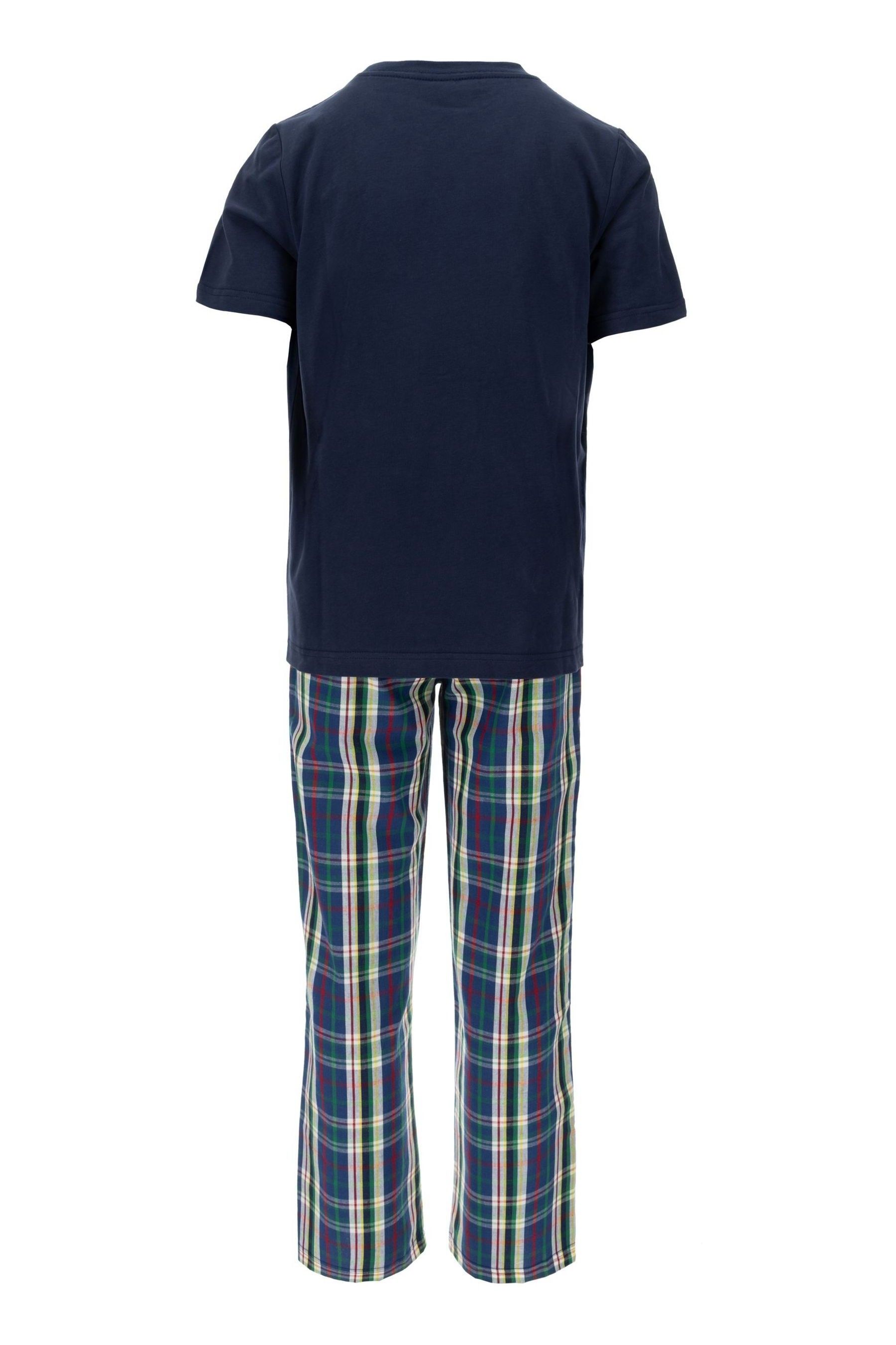 Buy Polo Ralph Lauren T Shirt Woven Check 100 Cotton Pyjama Set from Next United Arab Emirates