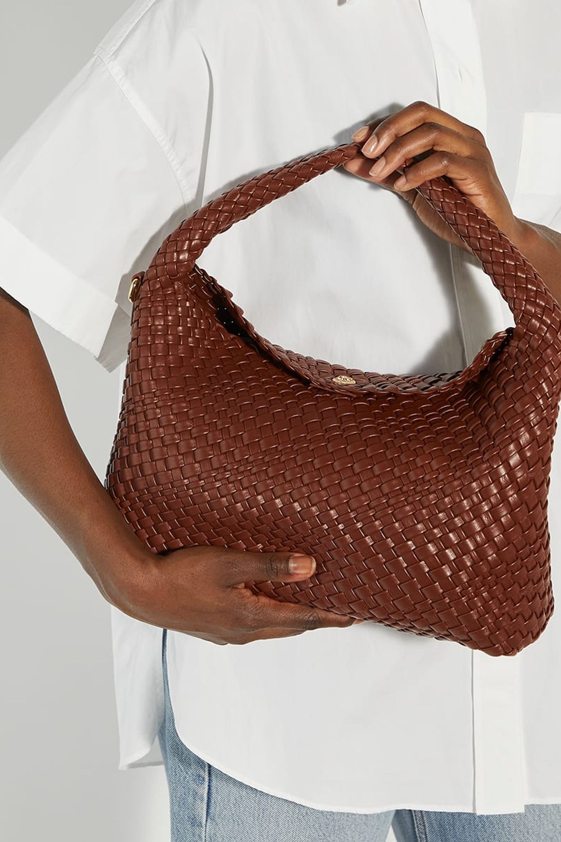 Buy Dune London Natural Large Deliberate Woven Slouch Bag from Next Germany