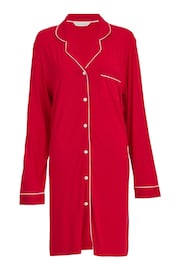 Cyberjammies Red Long Sleeve Jersey Nightshirt - Image 4 of 4