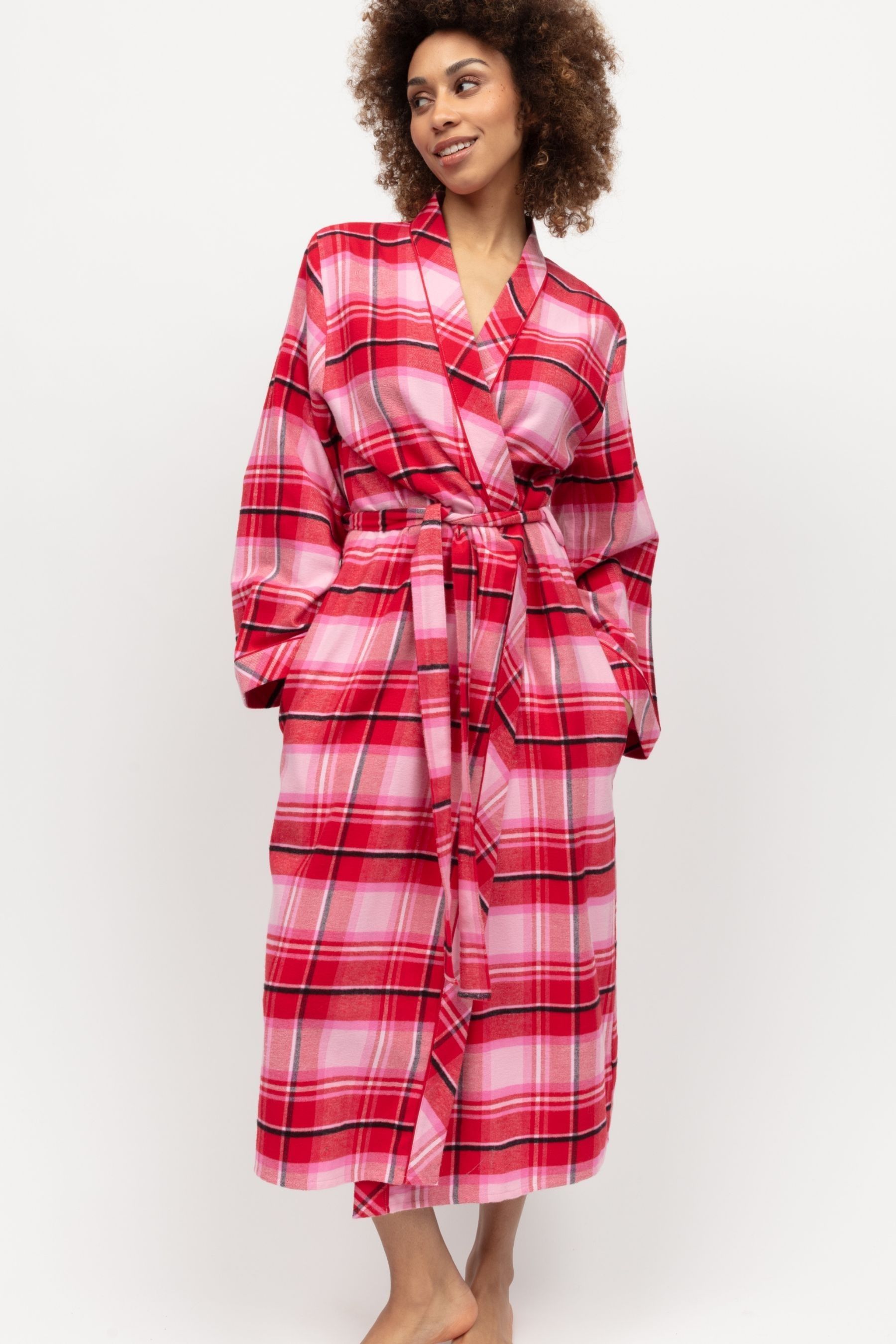 Next tartan dressing gown shop