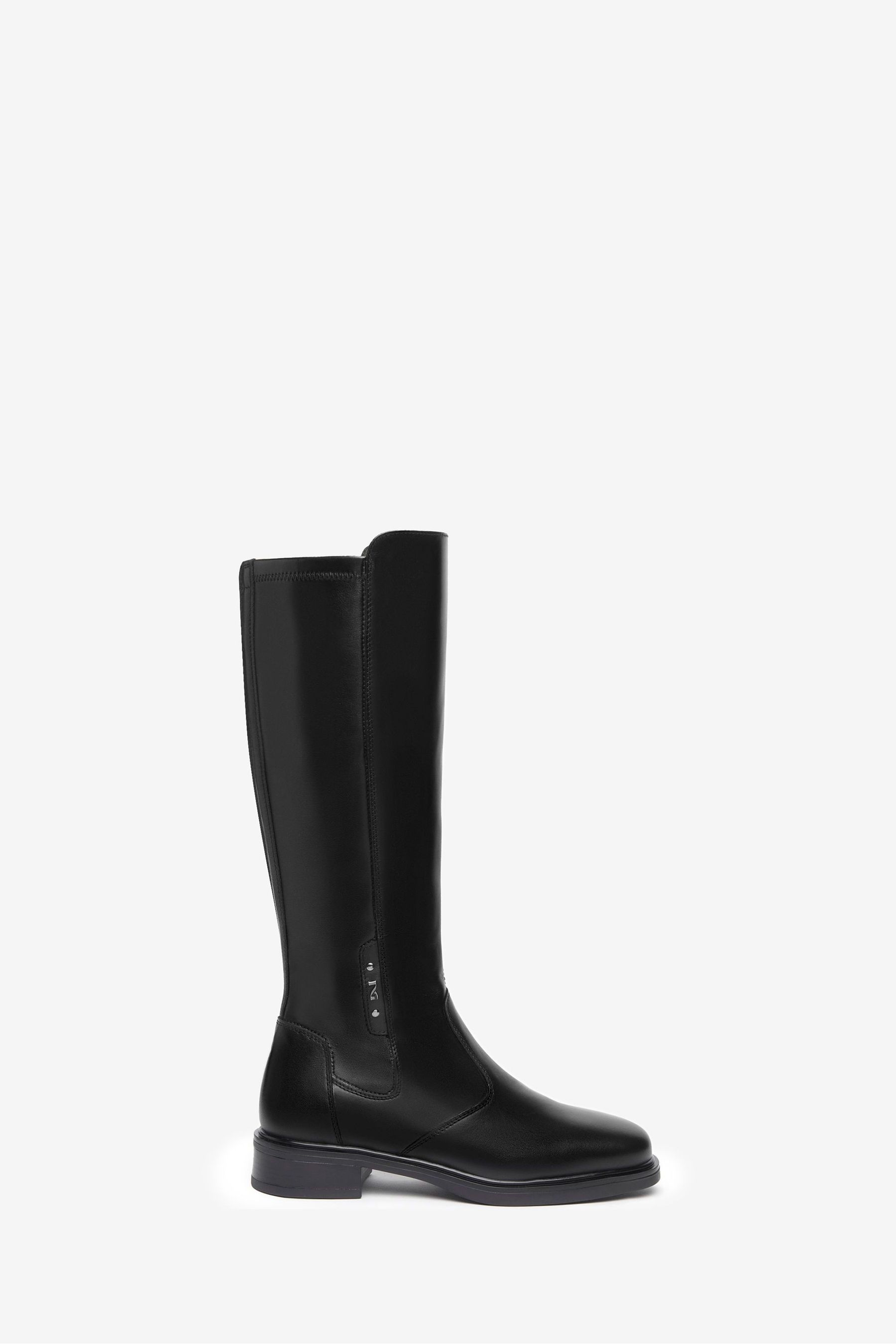 Buy NeroGiardini Black Leather Knee High Riding Boots from Next Luxembourg