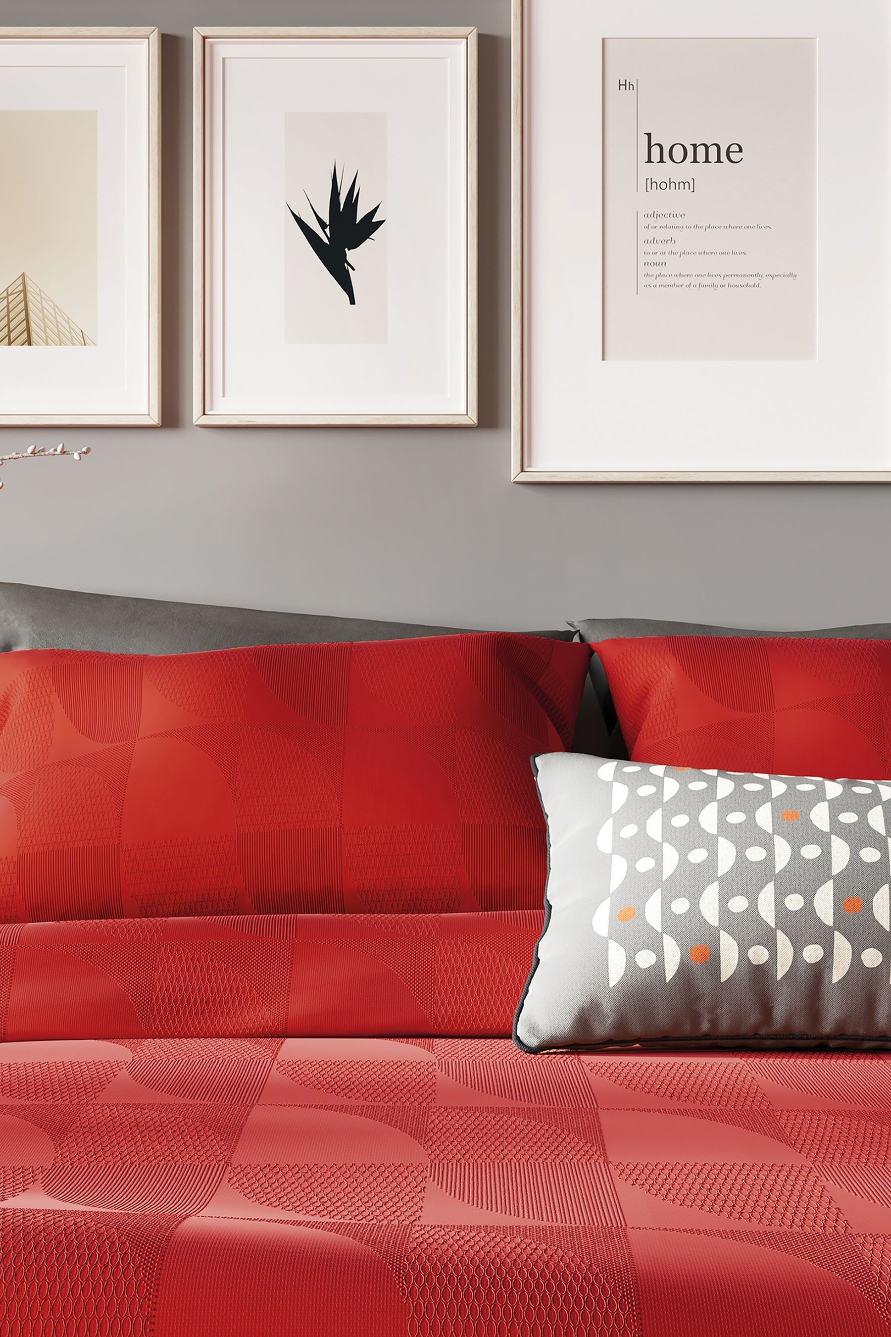 Buy Helena Springfield Scarlet Axel Duvet Cover and Pillowcase Set from Next Luxembourg