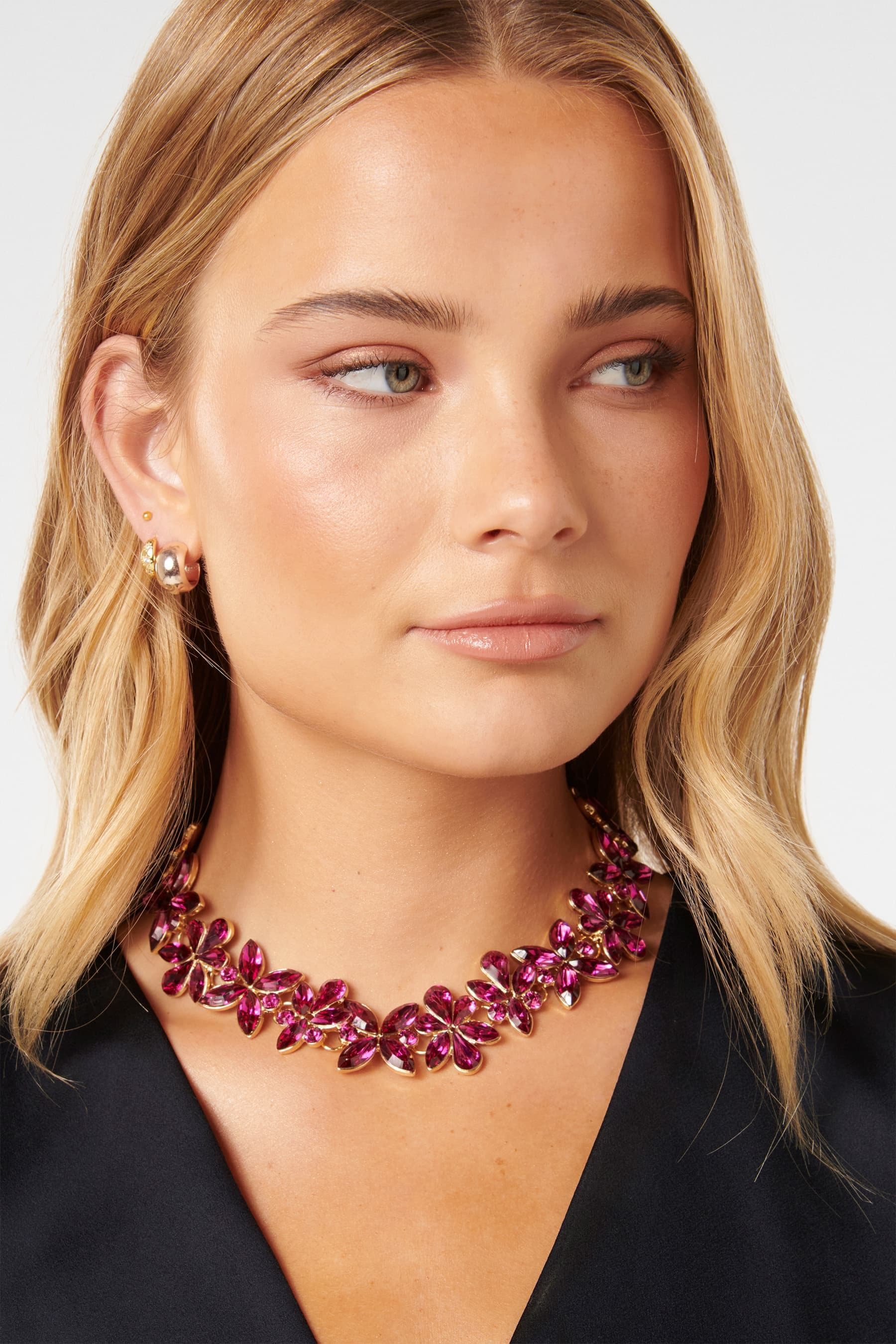 Red necklace next hot sale