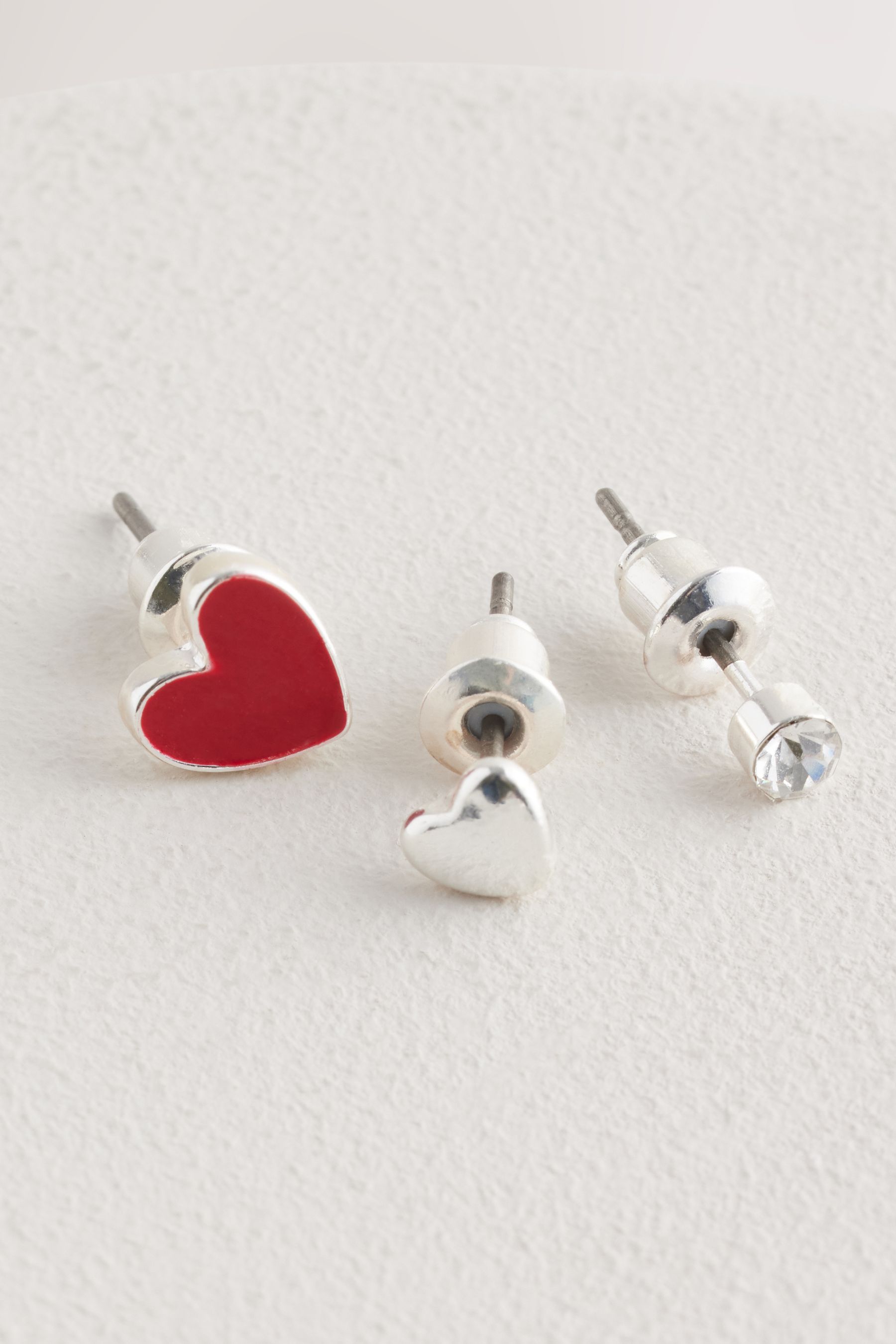 Next heart earrings online