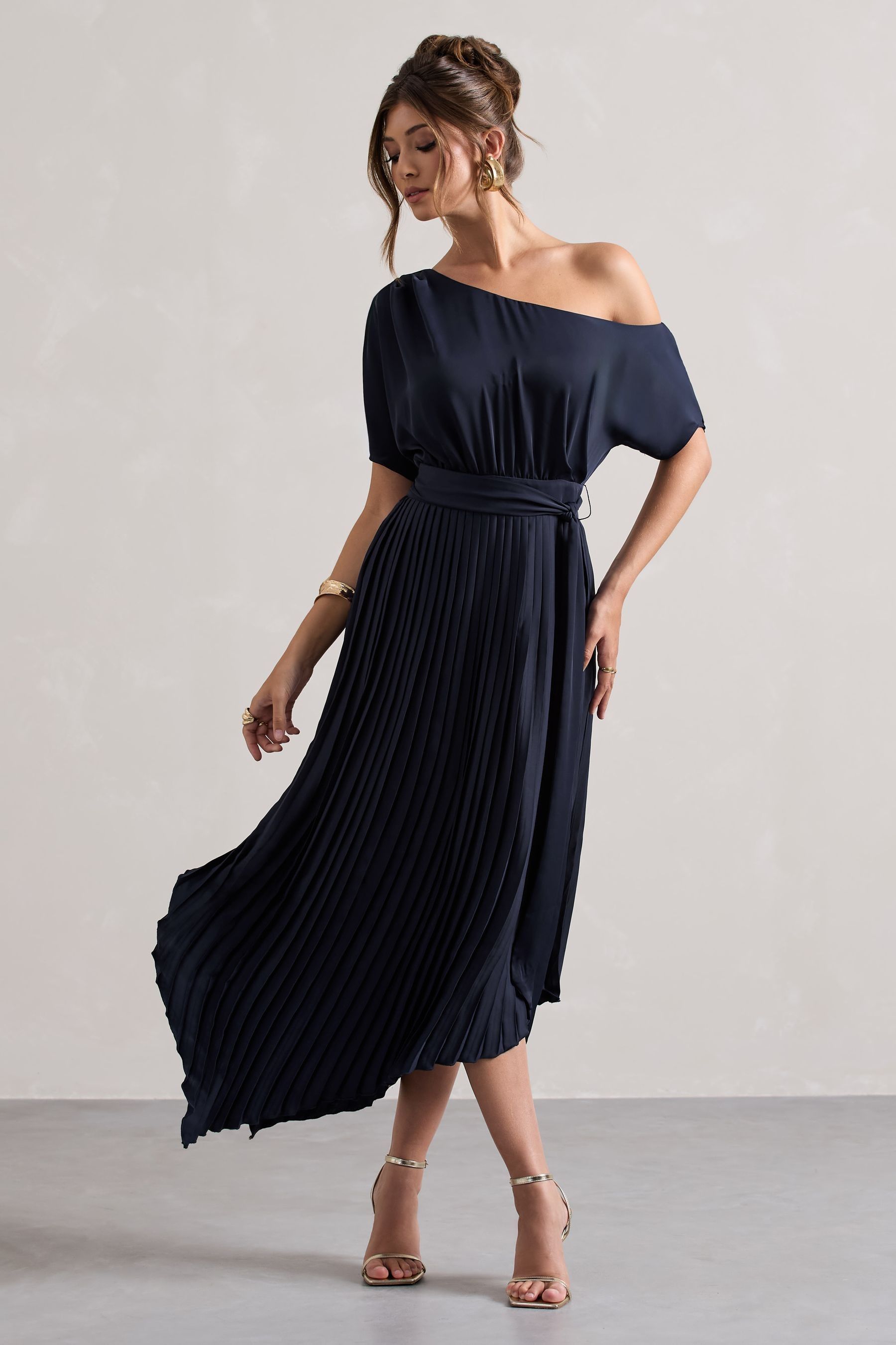 Club l satin dress sales