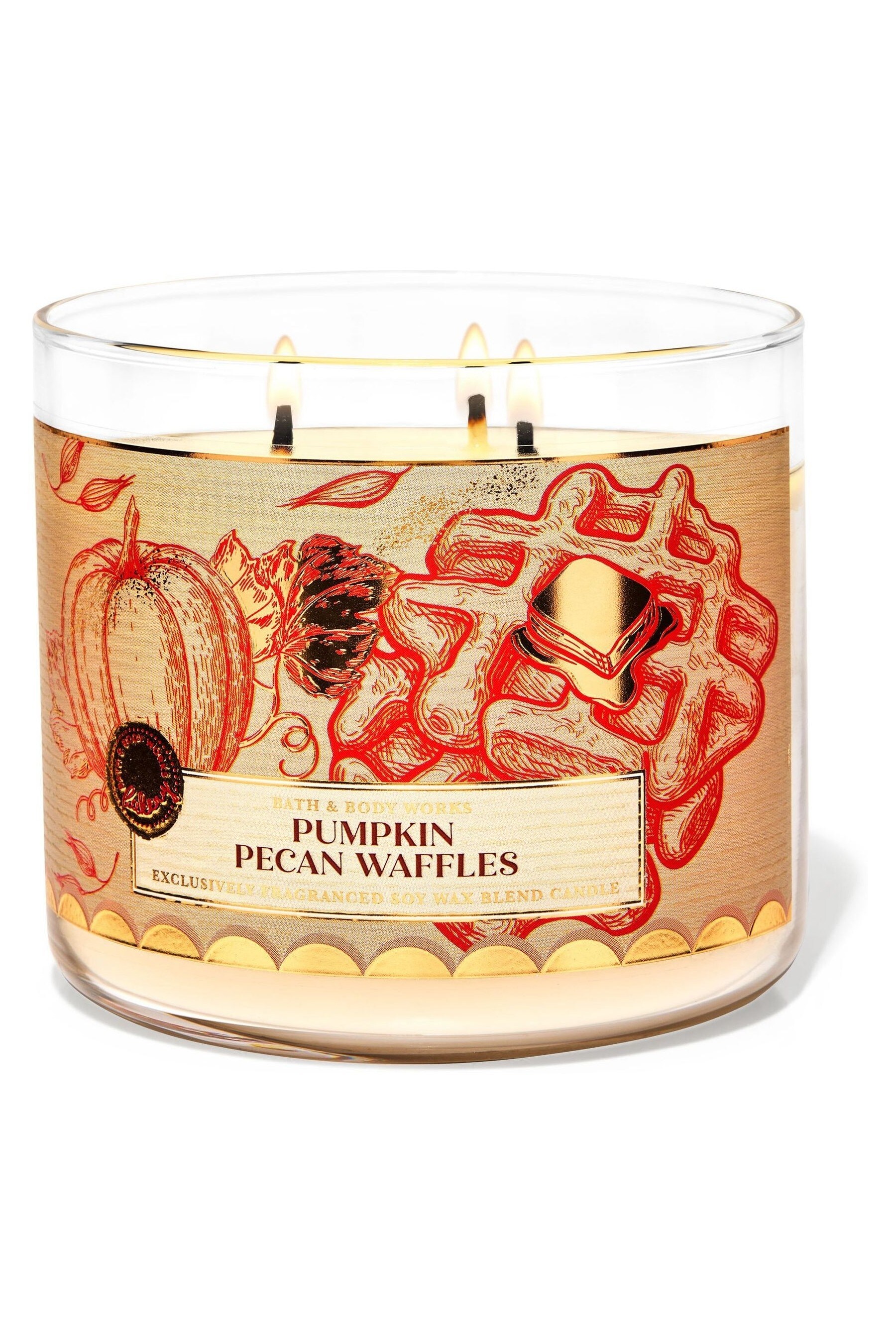 Bath hot and Body Works candles Pumpkin Bundle