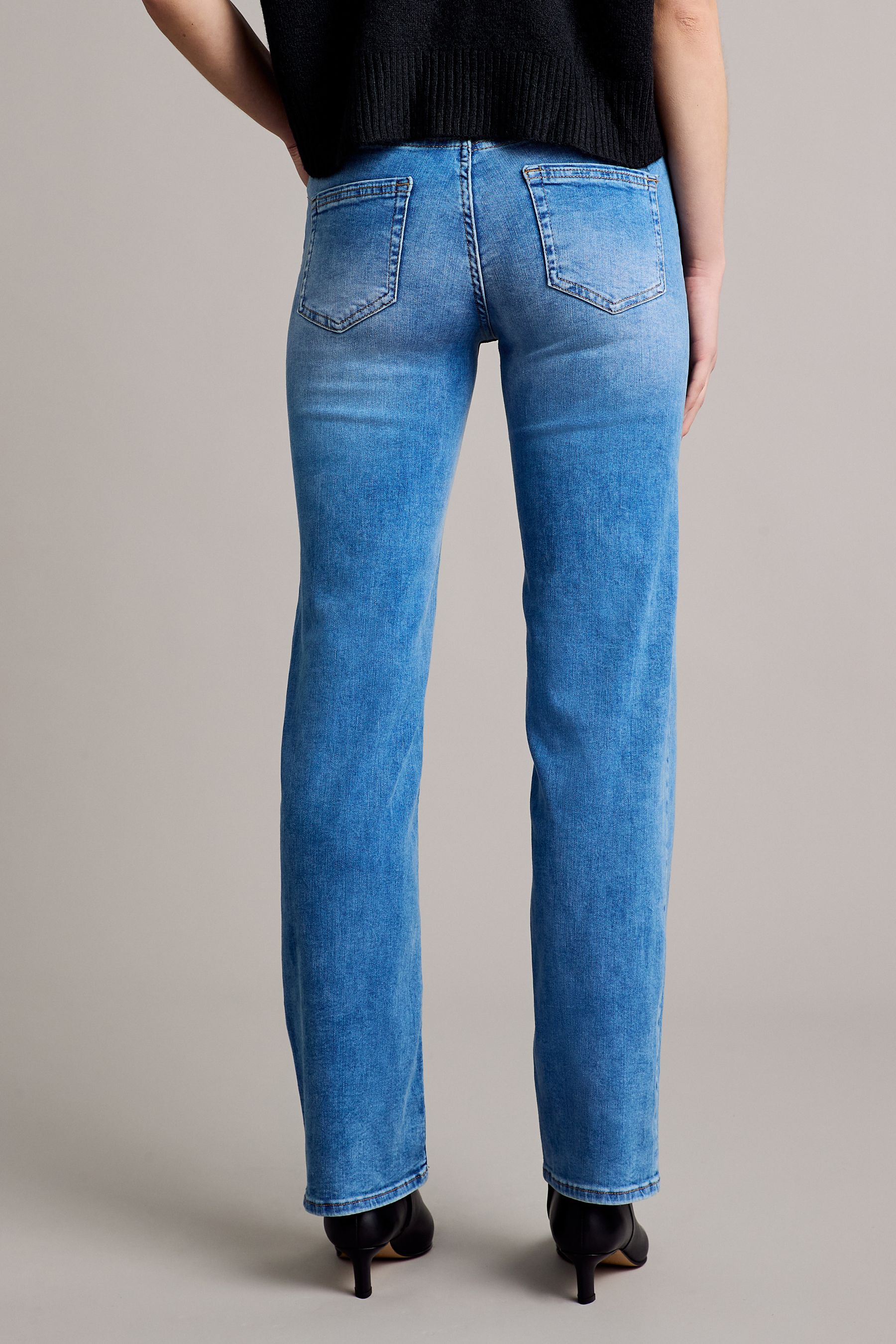 ONLY Blue Blush Super Stretch Straight Leg Denim Jeans