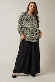 Evans Pintuck Longline Black Blouse - Image 3 of 4