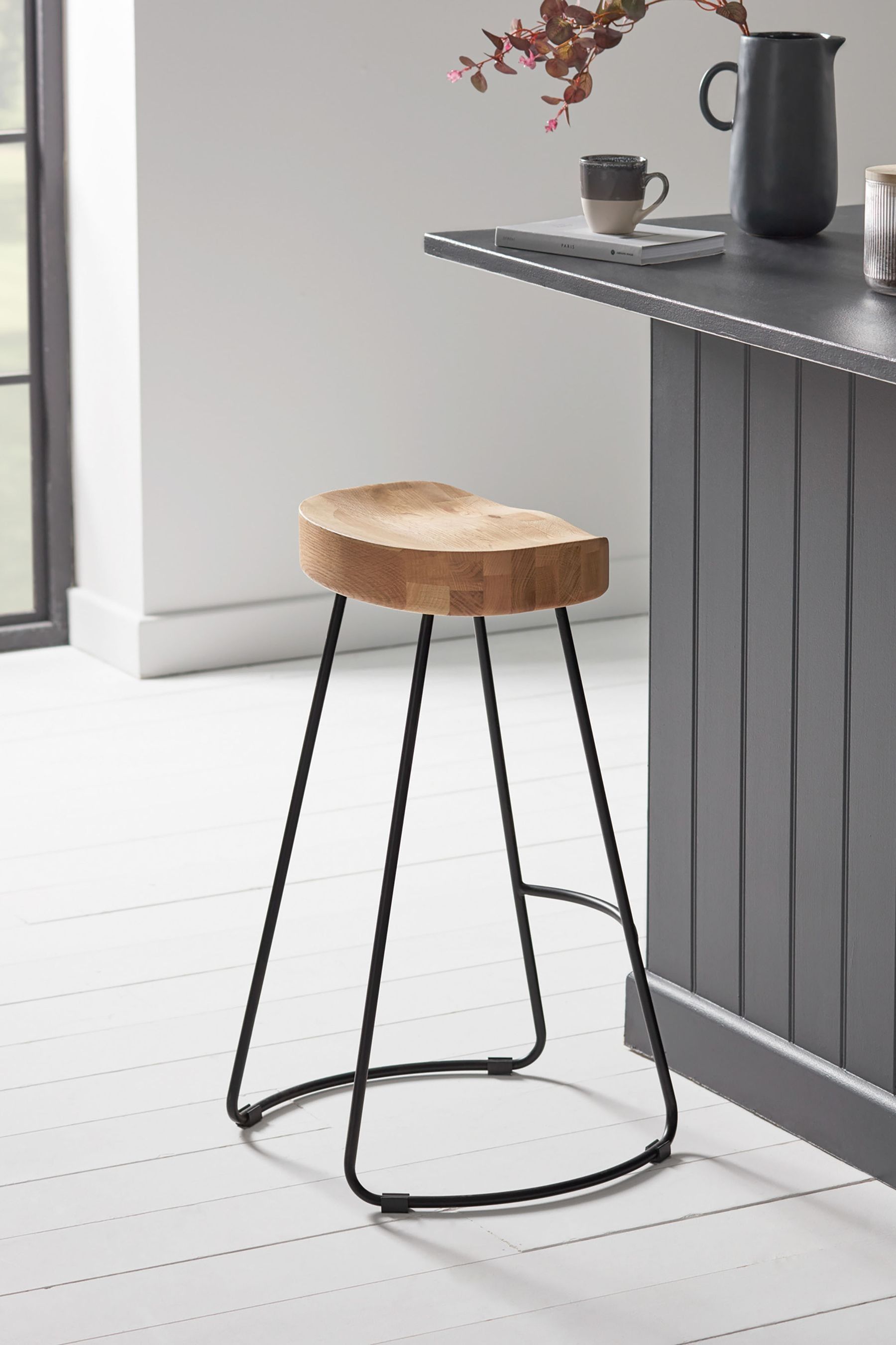 Cox and cox wooden stool hotsell