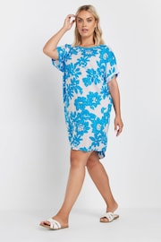 Yours Curve Blue Easy Tunic Dress - Image 2 of 5