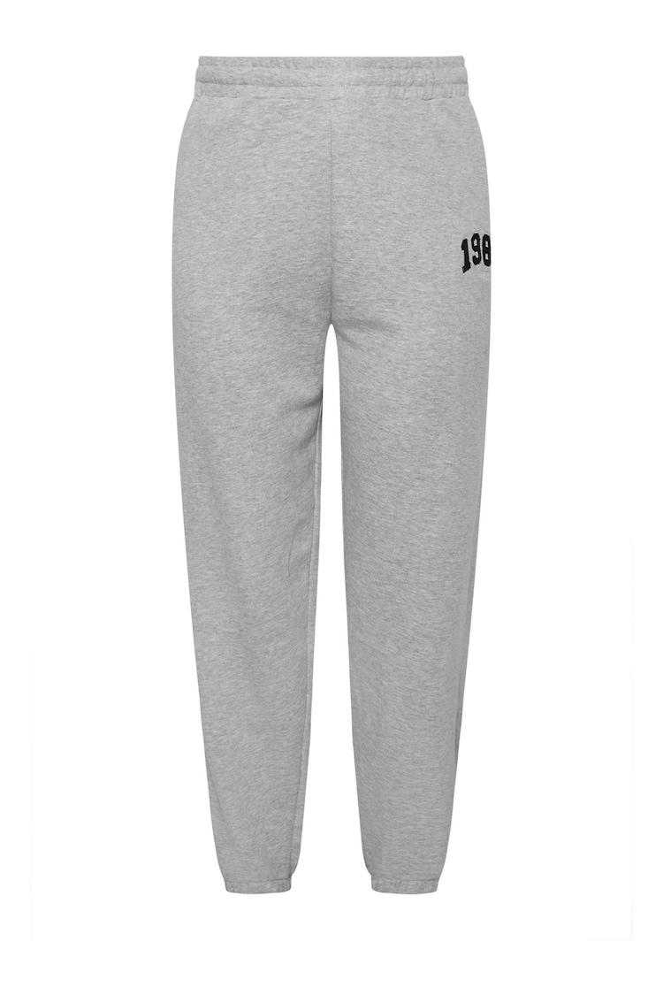 Yours Curve Grey Appliqué Cuffed Joggers - Image 5 of 5