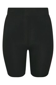 Yours Curve Black Side Stripe Active Shorts - Image 5 of 6