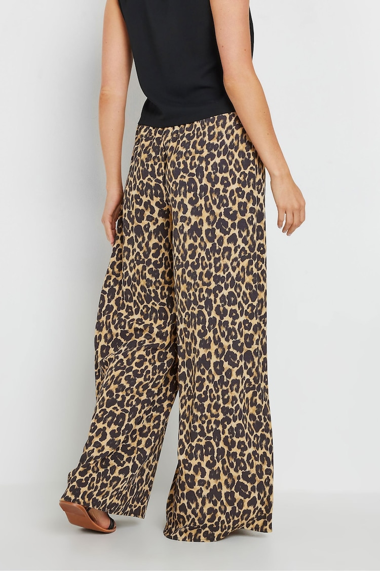 Long Tall Sally Natural Leopard Print Trousers - Image 2 of 6