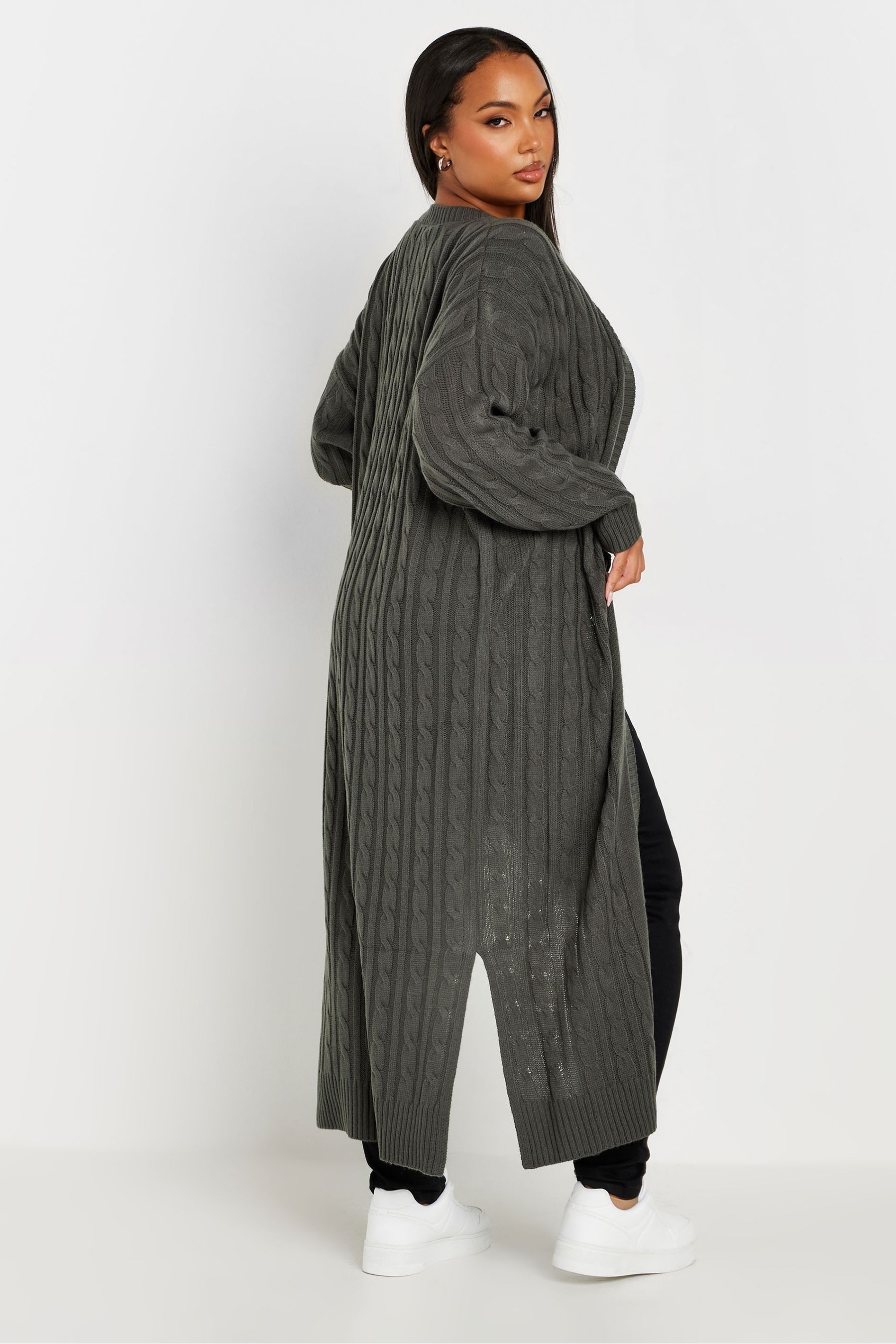 Maxi cable knit cardigan shop