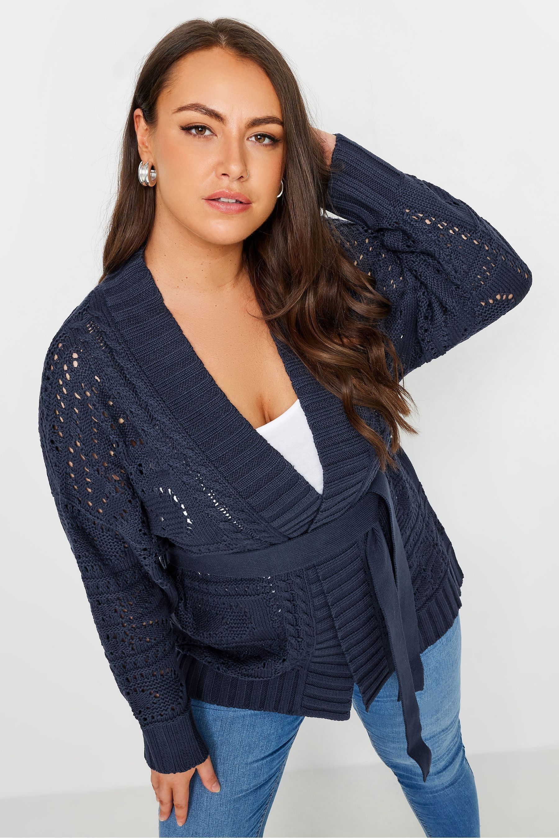 Women's pointelle cardigan 2025
