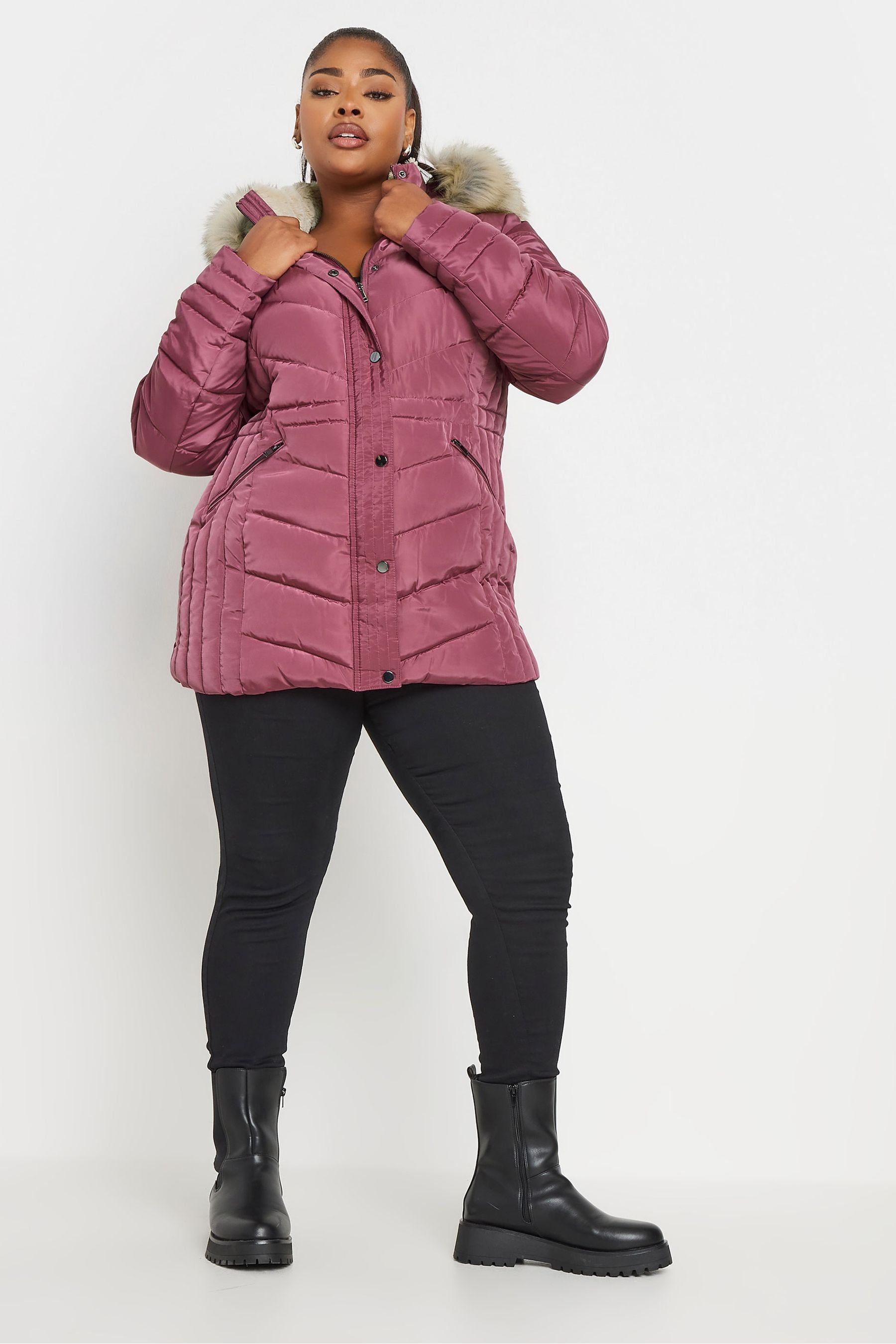 Pink short coat outlet