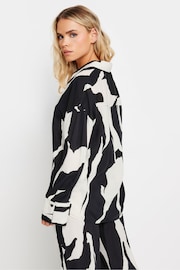 PixieGirl Petite Black Mono Abstract Print Shirt - Image 3 of 5