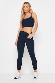 PixieGirl Petite Blue Fold Over Leggings - Image 2 of 5