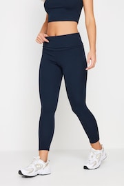 PixieGirl Petite Blue Fold Over Leggings - Image 3 of 5