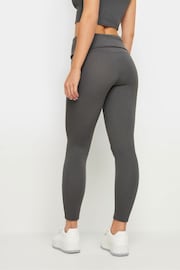 PixieGirl Petite Grey Fold Over Leggings - Image 3 of 5