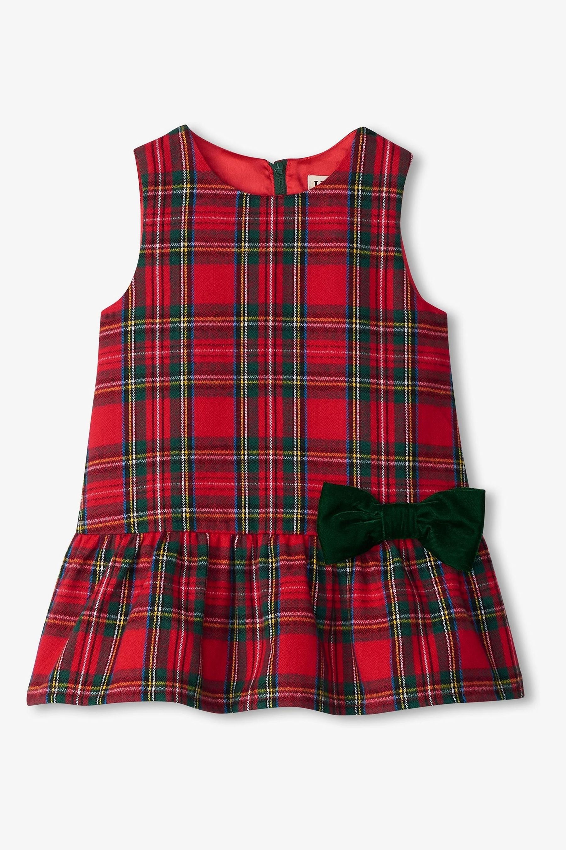 Buy Hatley Red Plaid Pinafore 100 Cotton Dress from the Next UK online shop