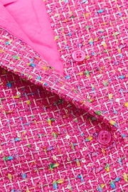 Hatley Pink Rose Violet Tweed Dress - Image 3 of 3