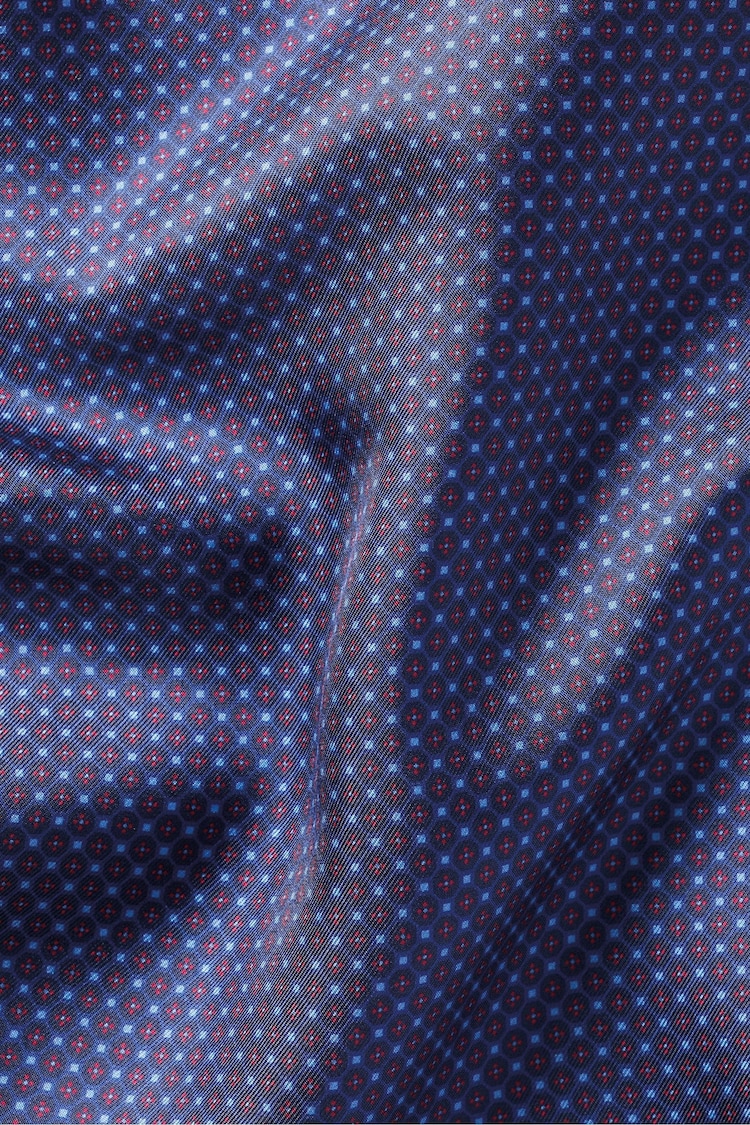 Charles Tyrwhitt Blue Silk Pocket Square - Image 3 of 3