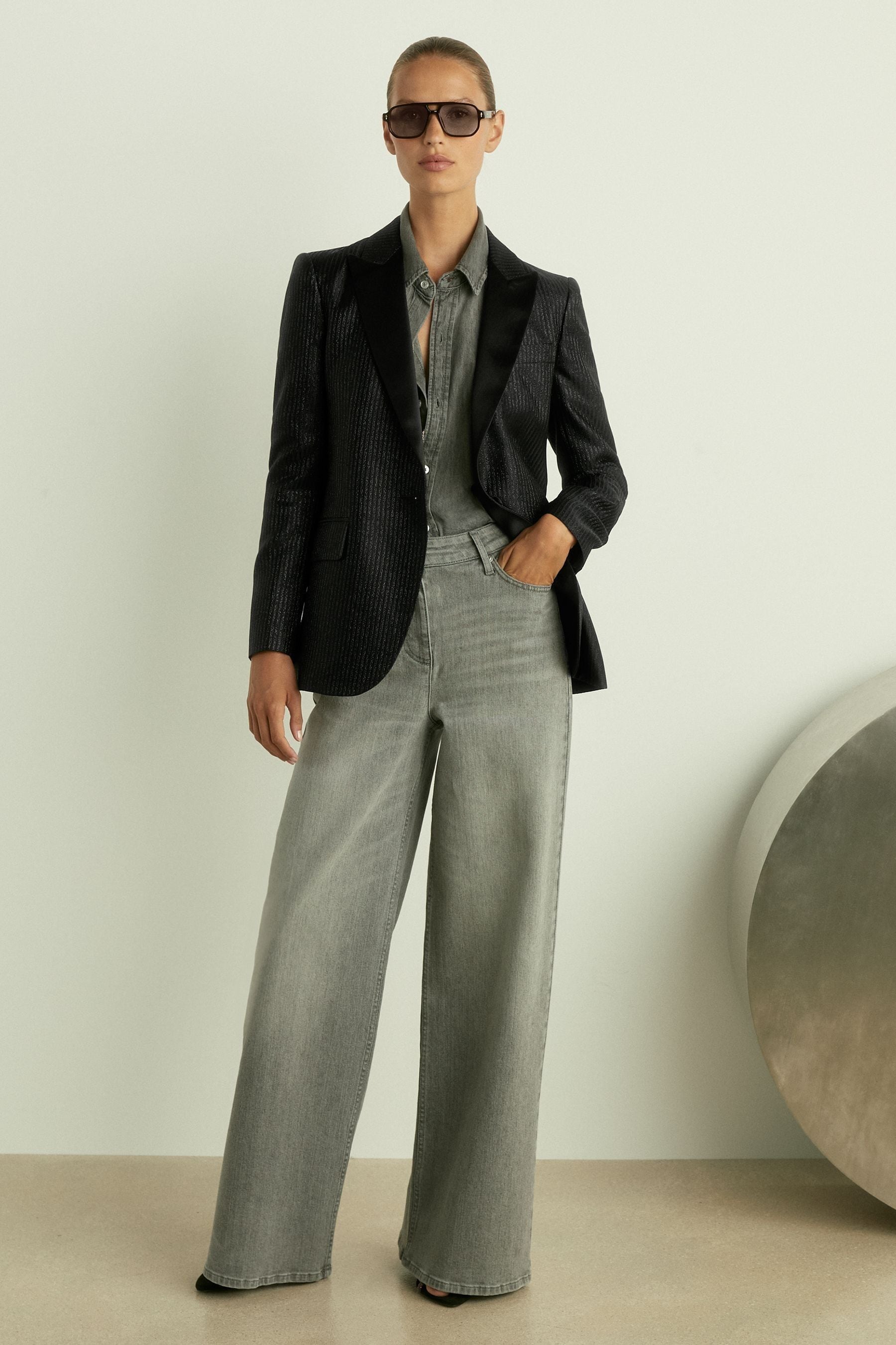 Reiss tuxedo shirt on sale
