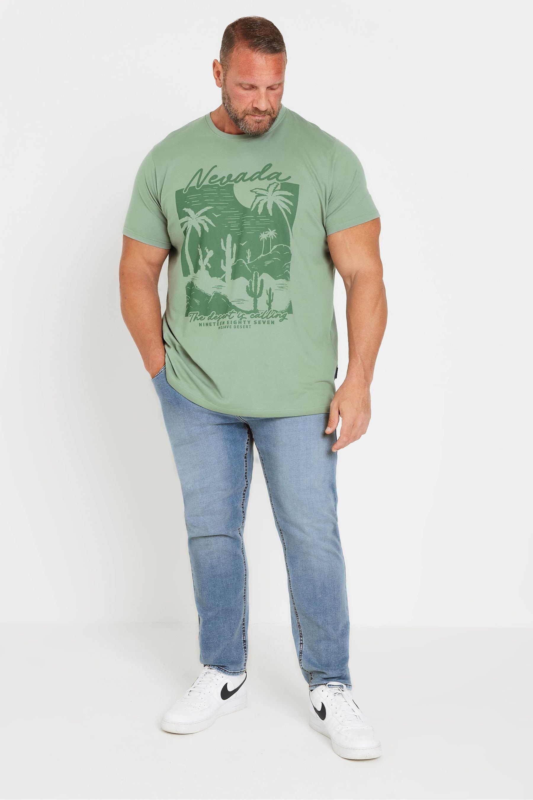 Buy BadRhino Big Tall Blue Stretch Jeans from Next Luxembourg